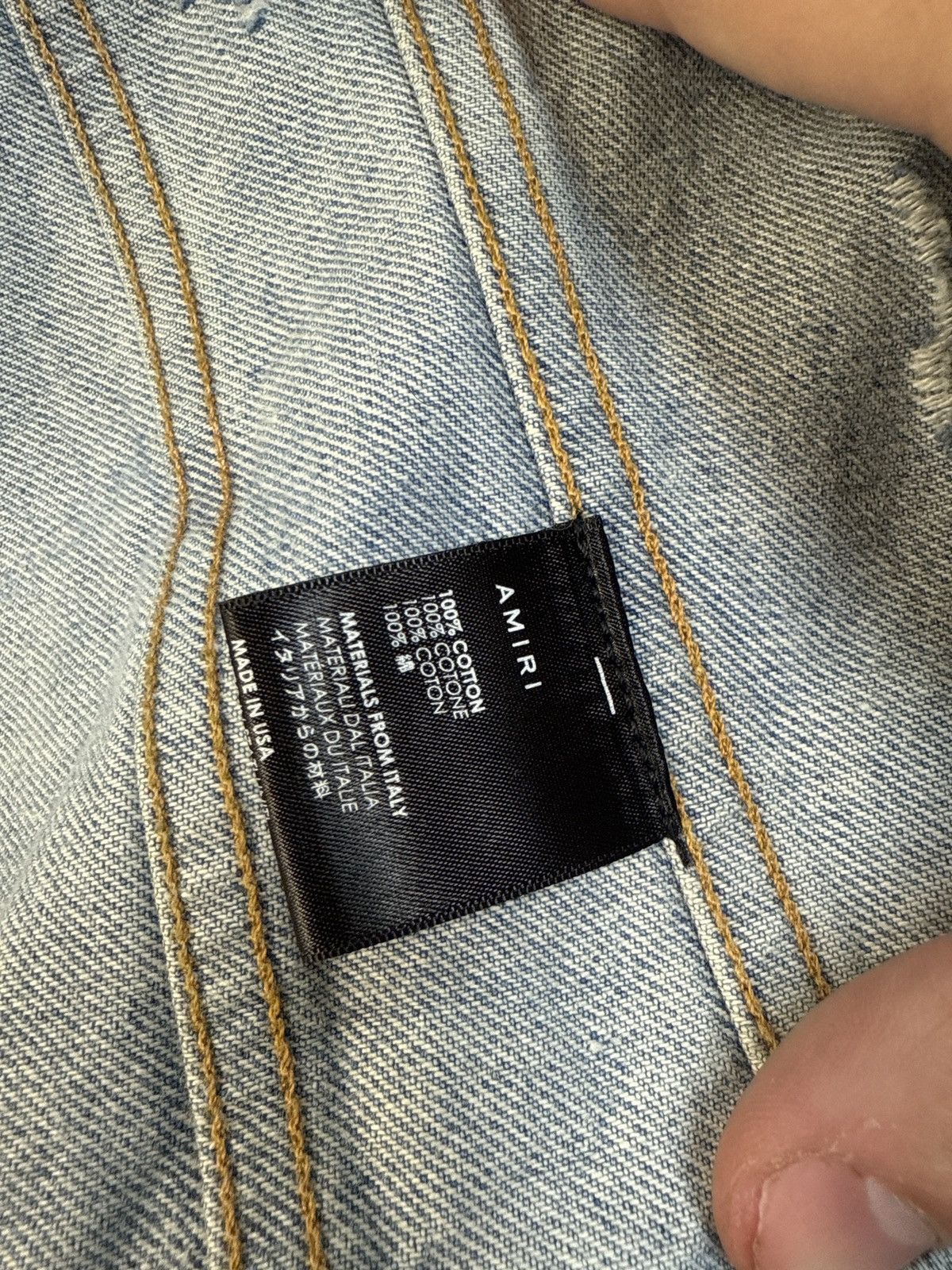 Amiri Amiri floral denim jacket Size US S / EU 44-46 / 1 - 5 Thumbnail