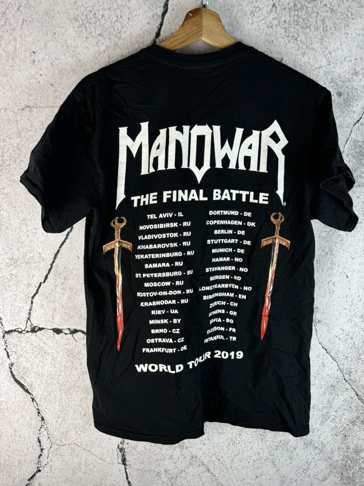 Christian Audigier Vintage Y2K Manowar Band Tees Gods Of War Streetwear Size US M / EU 48-50 / 2 - 2 Thumbnail