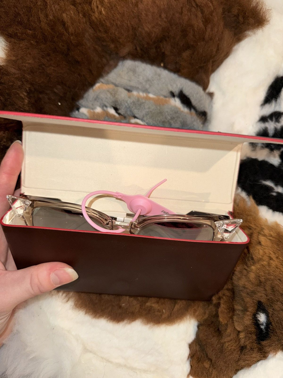 Fendi Fendi Rhinestone Sunglasses Vintage Size ONE SIZE - 5 Thumbnail