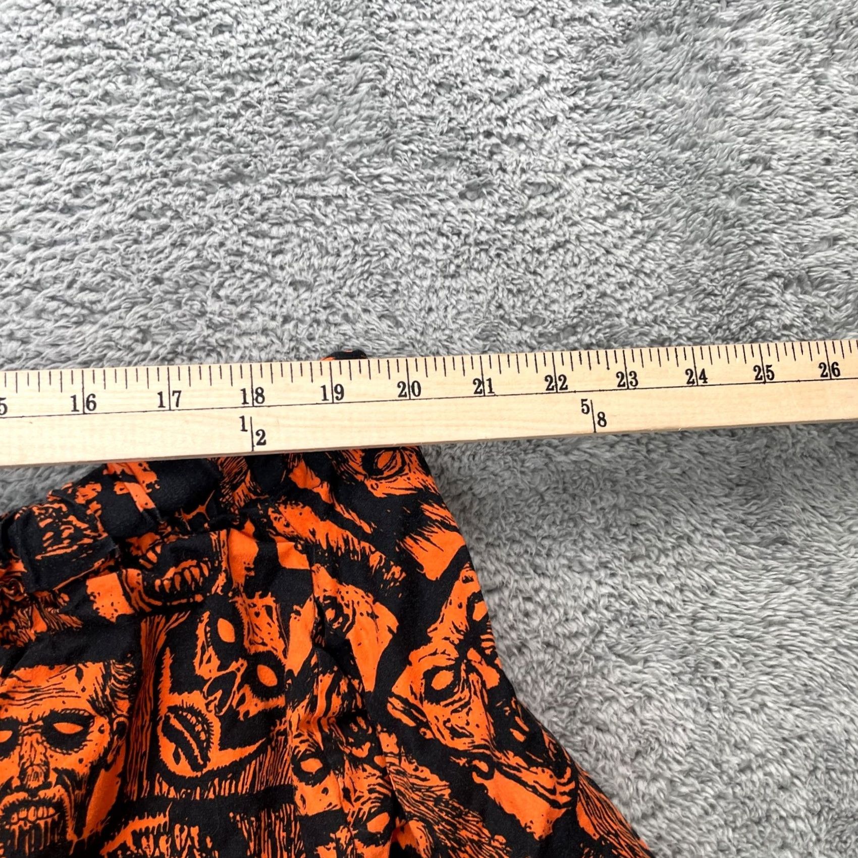 Vintage VINTAGE Social Collision Skirt Womens 2 Orange Cotton Horror Hyperlinks? Wait Size 26" / US 2 / IT 38 - 6 Thumbnail