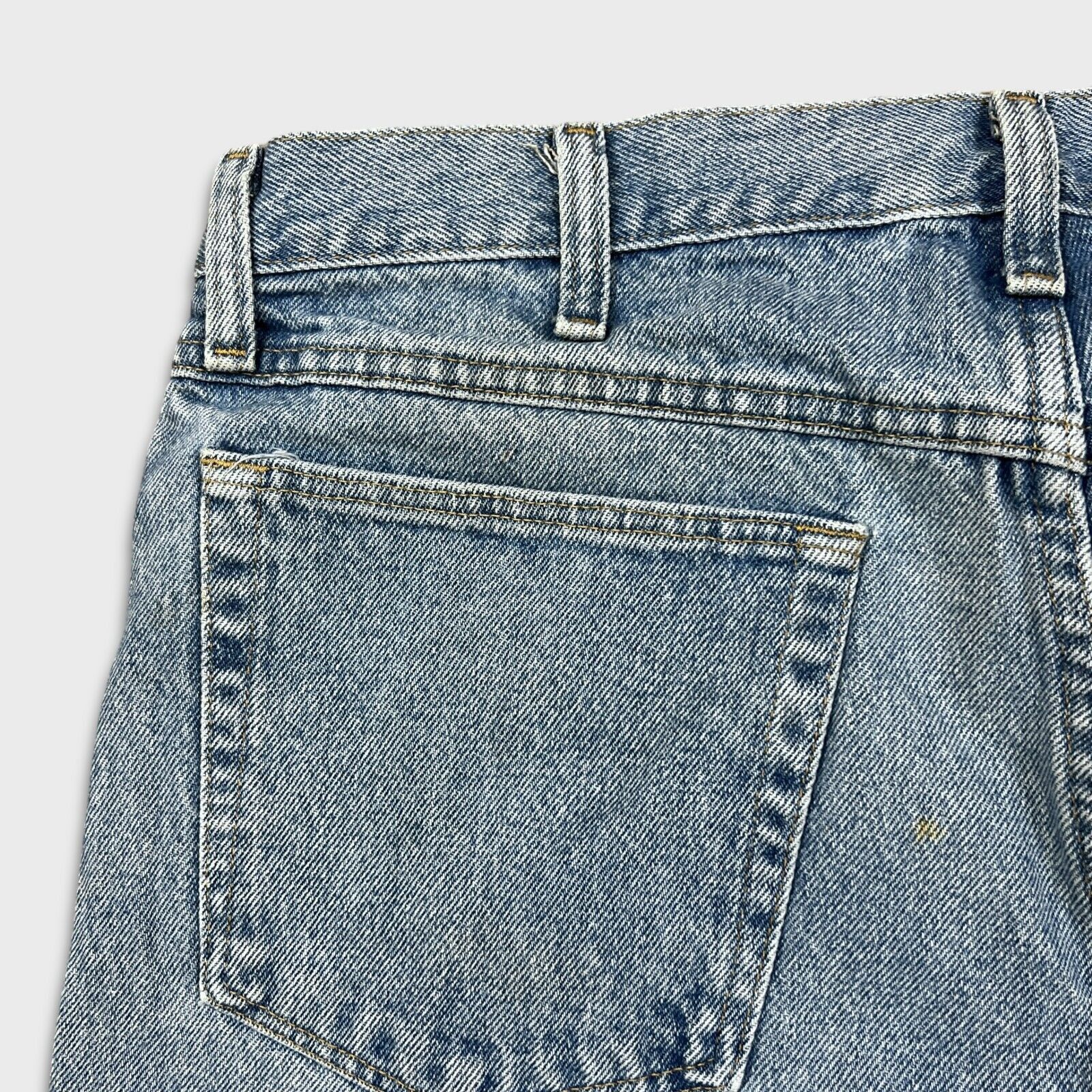 Vintage × Wrangler Wrangler Jeans Men 34x32 Blue Straight Work Wear Denim Pants Size US 34 / EU 50 - 5 Thumbnail