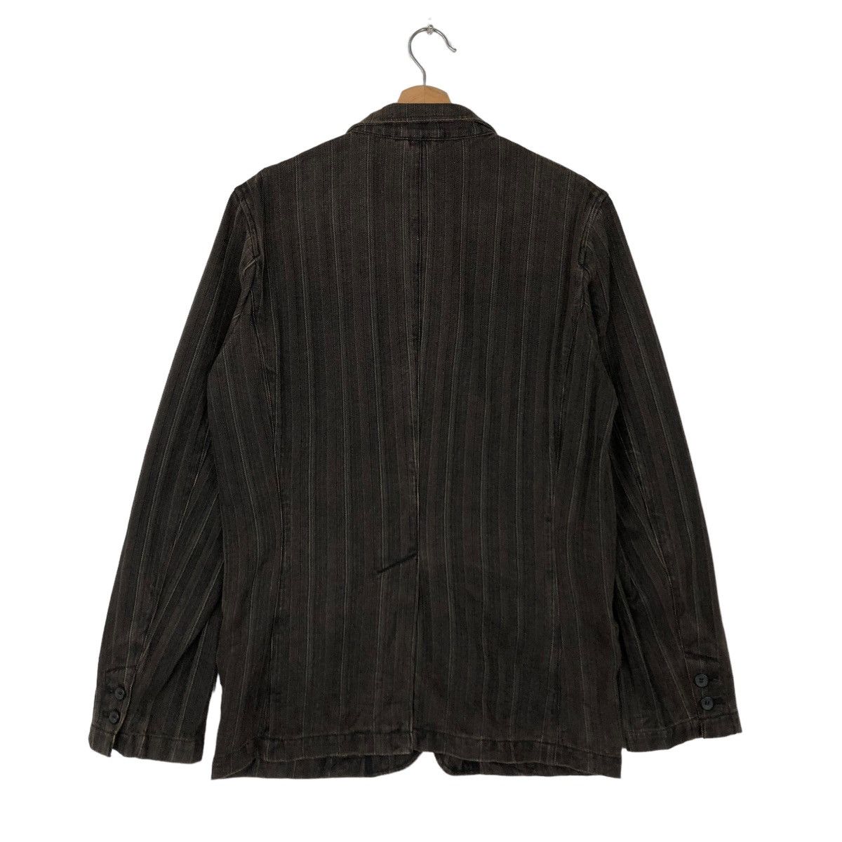 Japanese Brand 🔥BIKER HICKORY CHORE JACKET LOUIS CHAVLON ISSEY MIYAKE Size US M / EU 48-50 / 2 - 7 Thumbnail