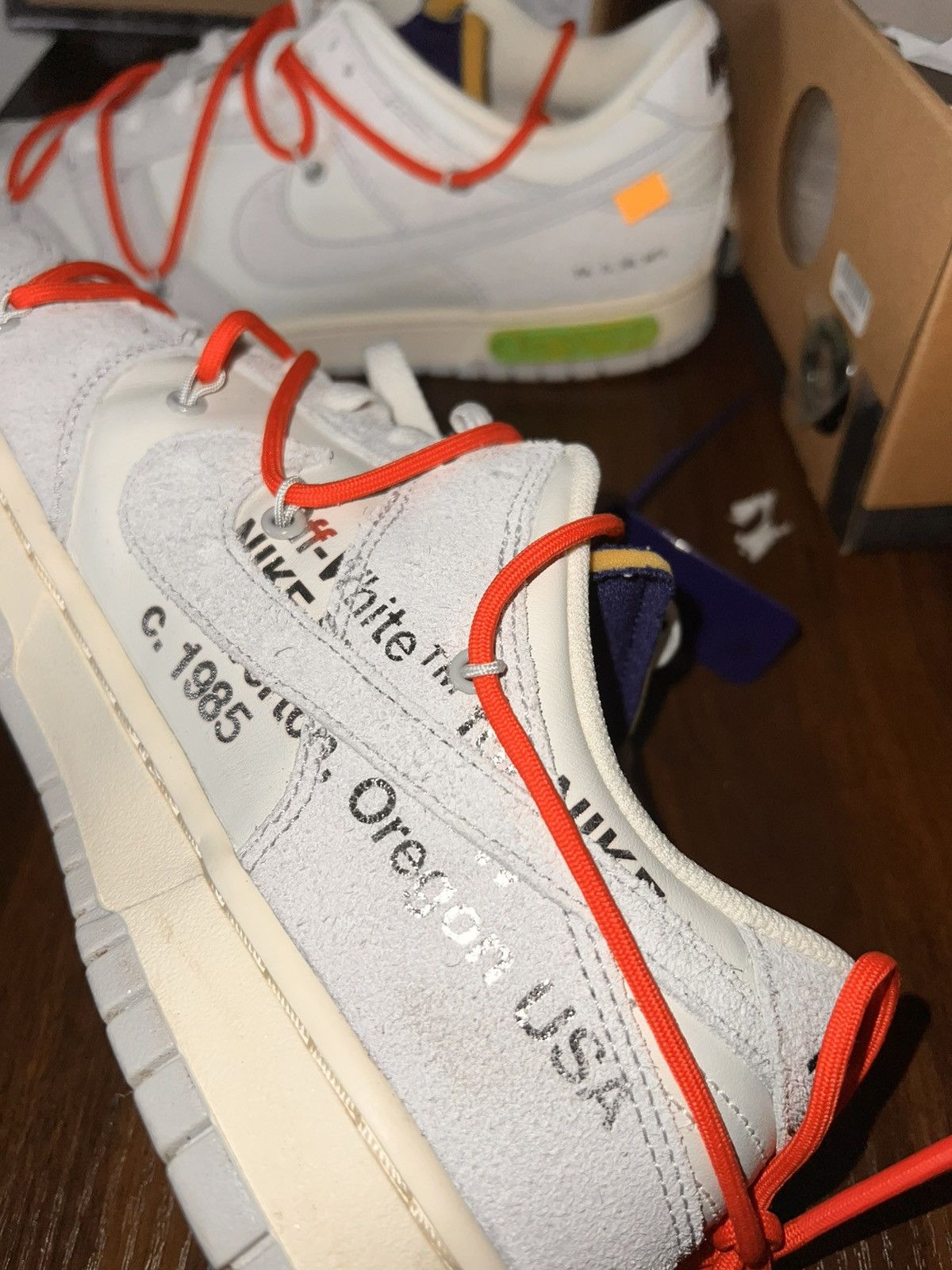 Nike × Off-White Nike Dunk Low / Off White lot #13 Size US 10.5 / EU 43-44 - 17 Thumbnail