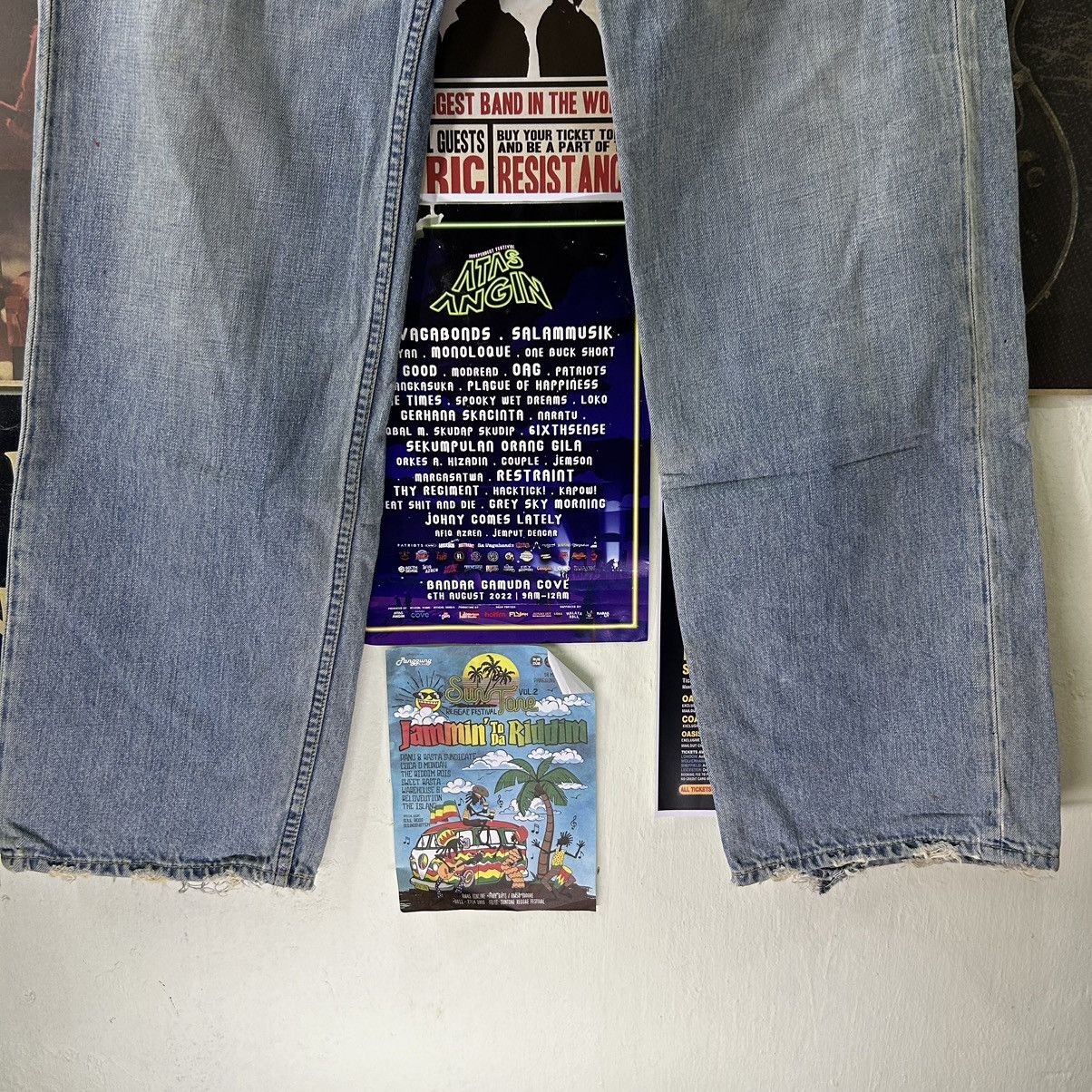 Levi's Vintage Levi’s 504 Y2k Distressed Denim Size US 30 / EU 46 - 4 Thumbnail