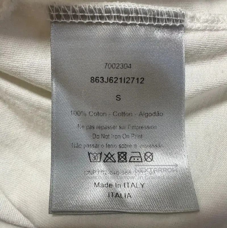 Dior Dior White Logo Print Short Sleeve T. Size S / US 4 / IT 40 - 5 Thumbnail