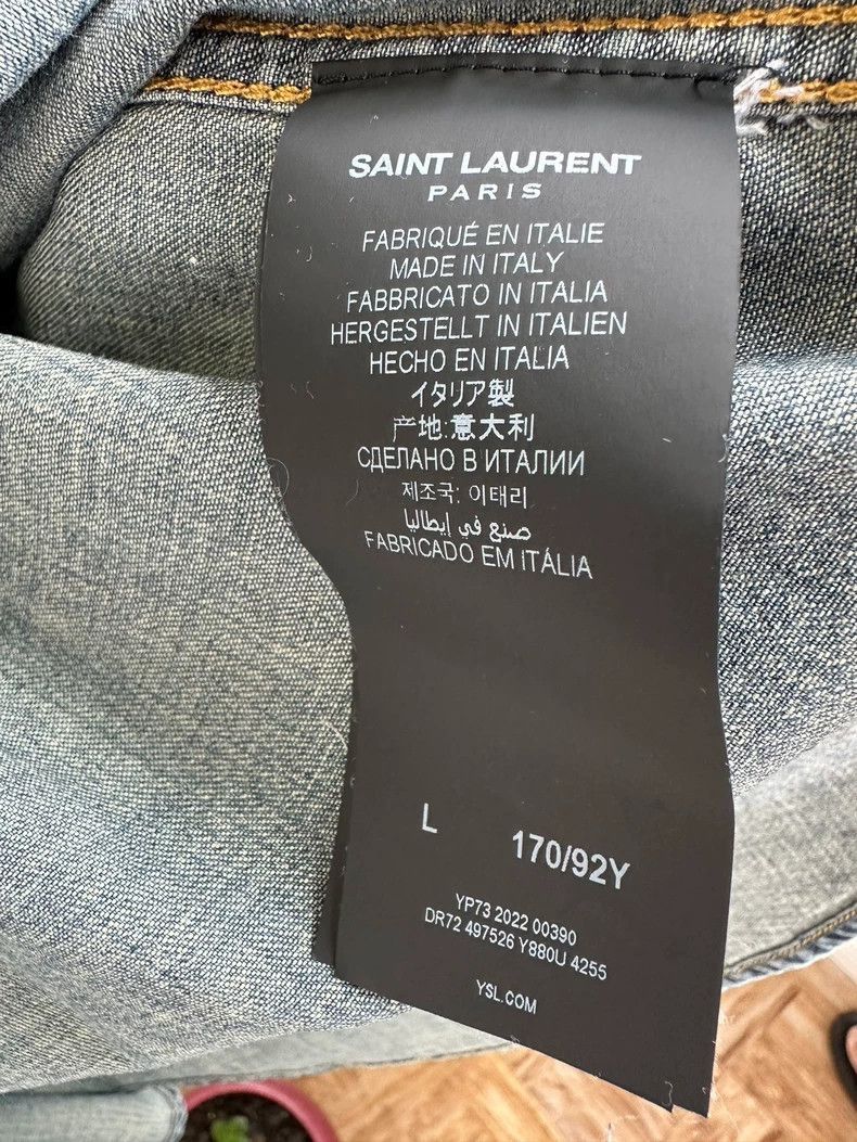 Saint Laurent Paris Saint Laurent Paris Denim shirt-2505 Size L / US 10 / IT 46 - 5 Thumbnail