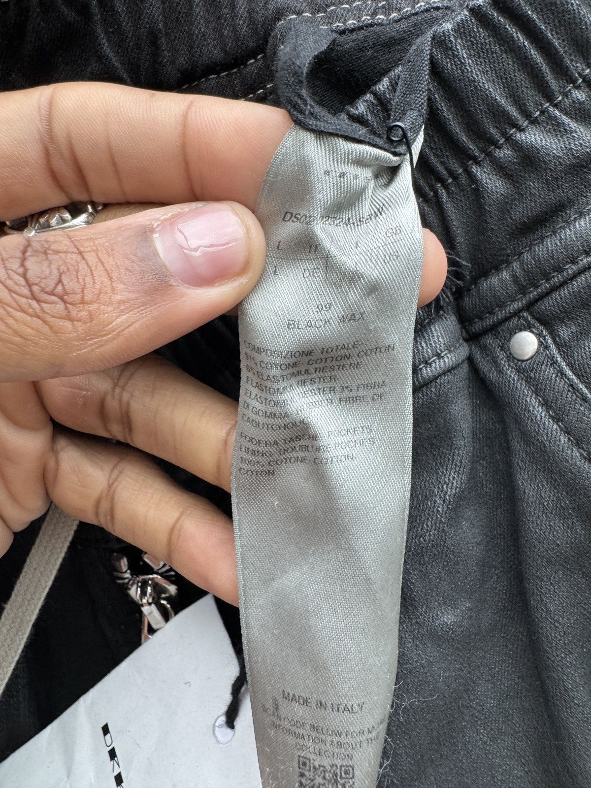 Rick Owens × Rick Owens Drkshdw Rick Owens wax belia cargos Size US 34 / EU 50 - 3 Thumbnail