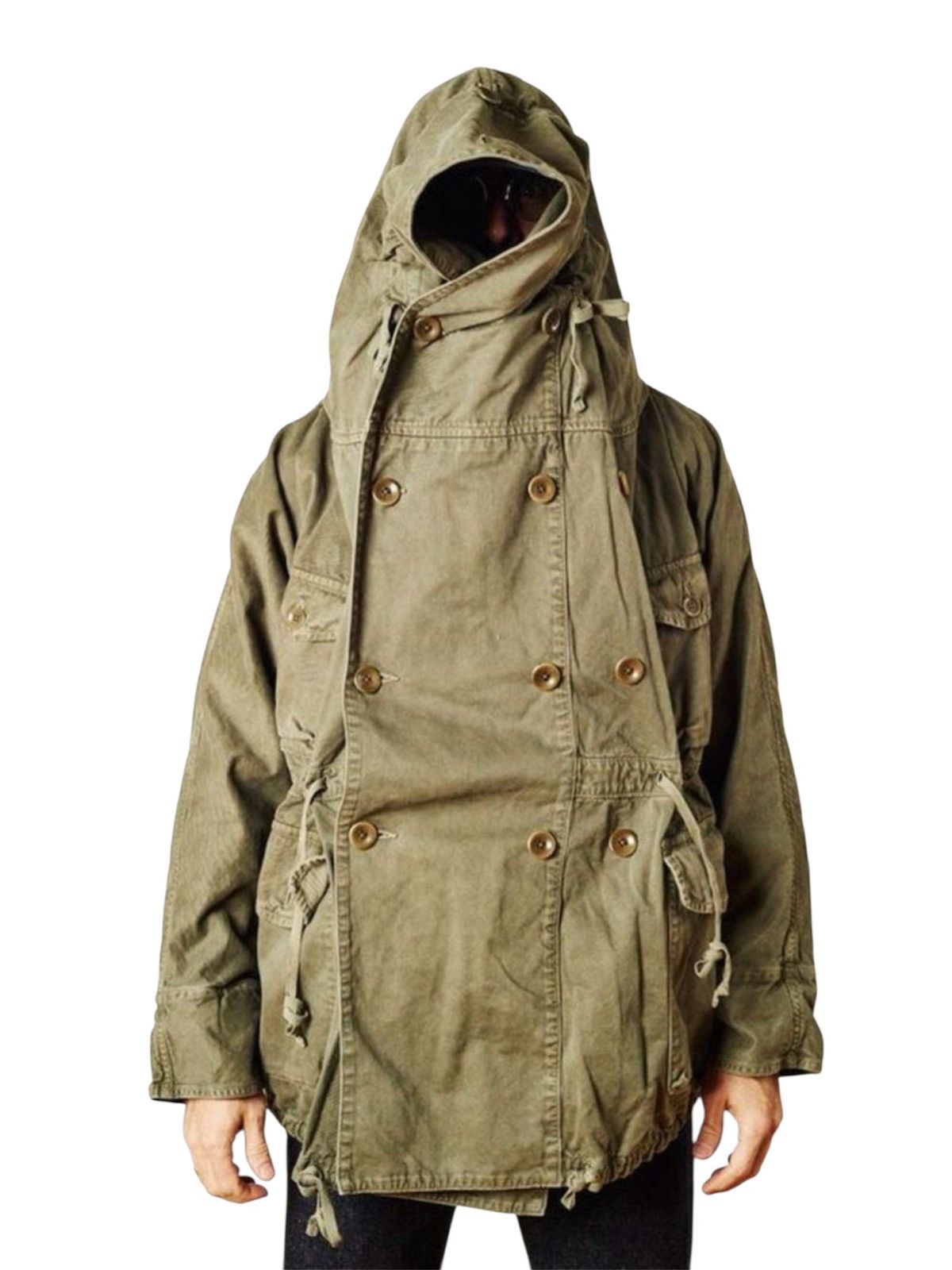 Kapital Rare* Vintage Kapital Sashiko Ringcoat by Kiro Hirata Size US XL / EU 56 / 4 - 4 Thumbnail