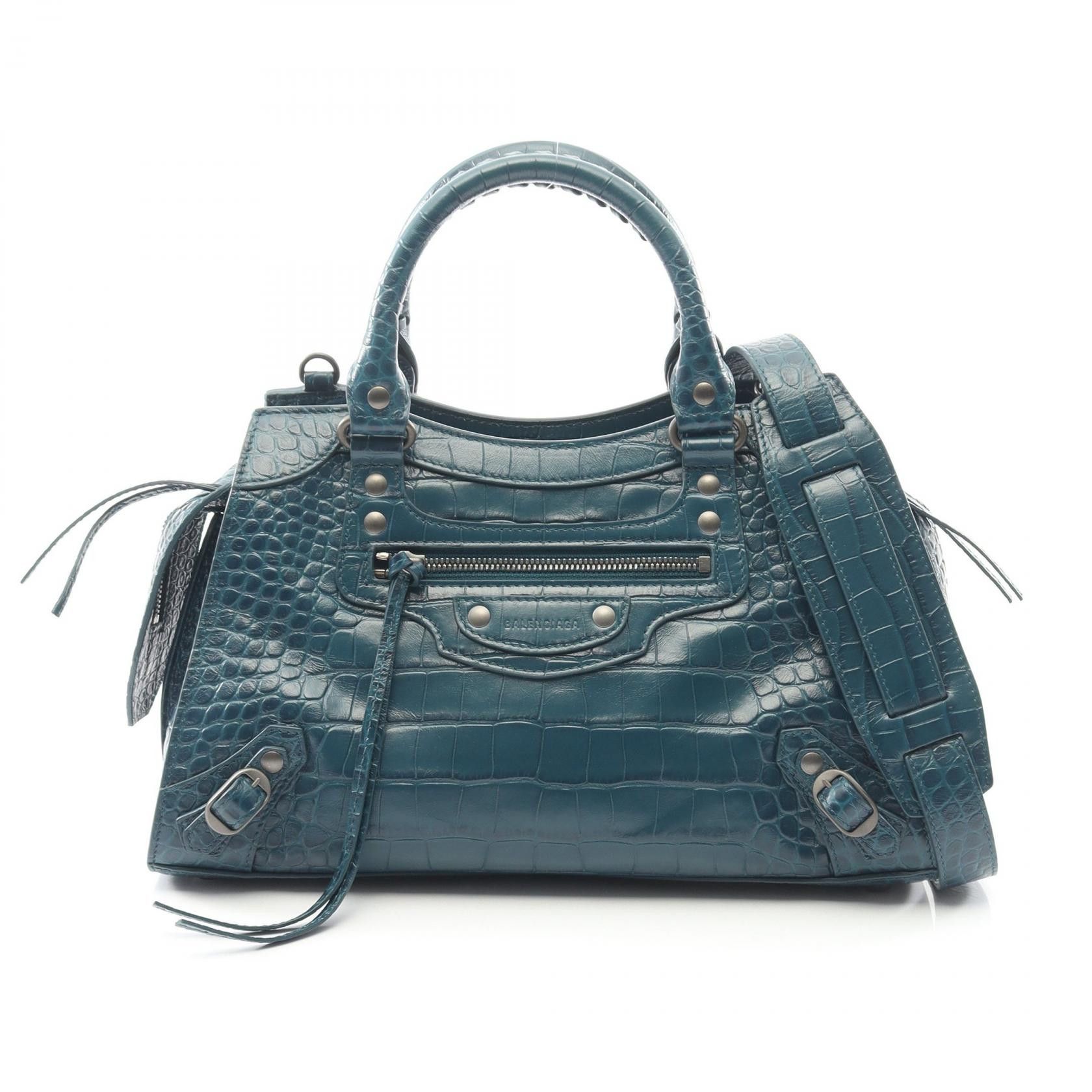 Balenciaga Balenciaga Balenciaga Neo Classic City Embossed Leather Handbag Leather Handbag 678629 DUTY FREE for USA Size ONE SIZE - 1 Thumbnail
