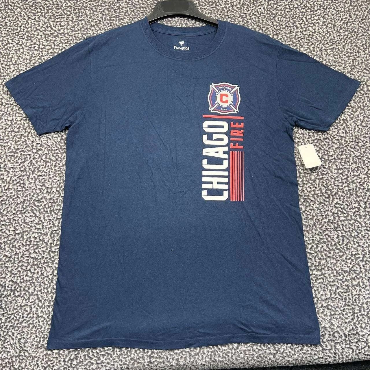 Other Chicago Fire Shirt Men Short Sleeve Crew Neck Cotton L Size US L / EU 52-54 / 3 - 1 Thumbnail