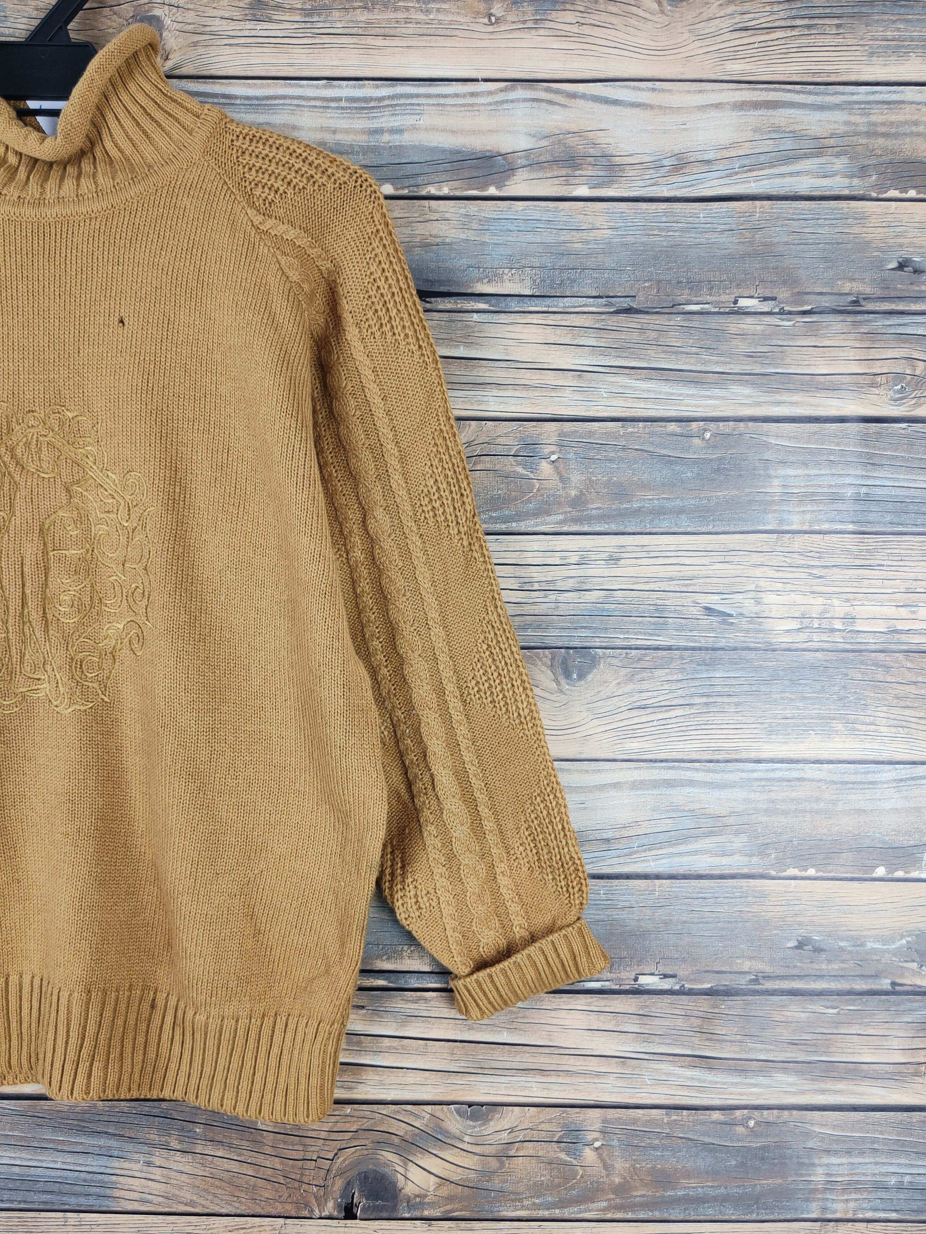 Vintage Bela Mustard Golfing Knitwear Sweatshirts #W2147 Size M / US 6-8 / IT 42-44 - 7 Thumbnail