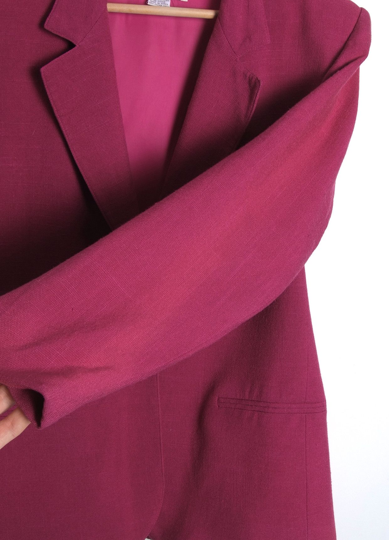 Dior Vintage Christian Dior Crimson Pink Blazer Jacket Size L / US 10 / IT 46 - 5 Thumbnail