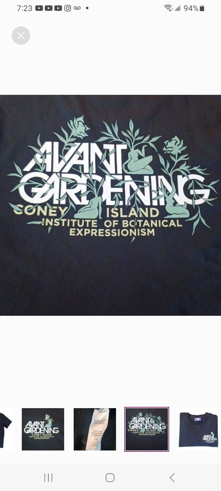 Other CONEY ISLAND PICNIC 'Avant Gardening' Long-Sleeve T-Shirt Size US M / EU 48-50 / 2 - 7 Thumbnail