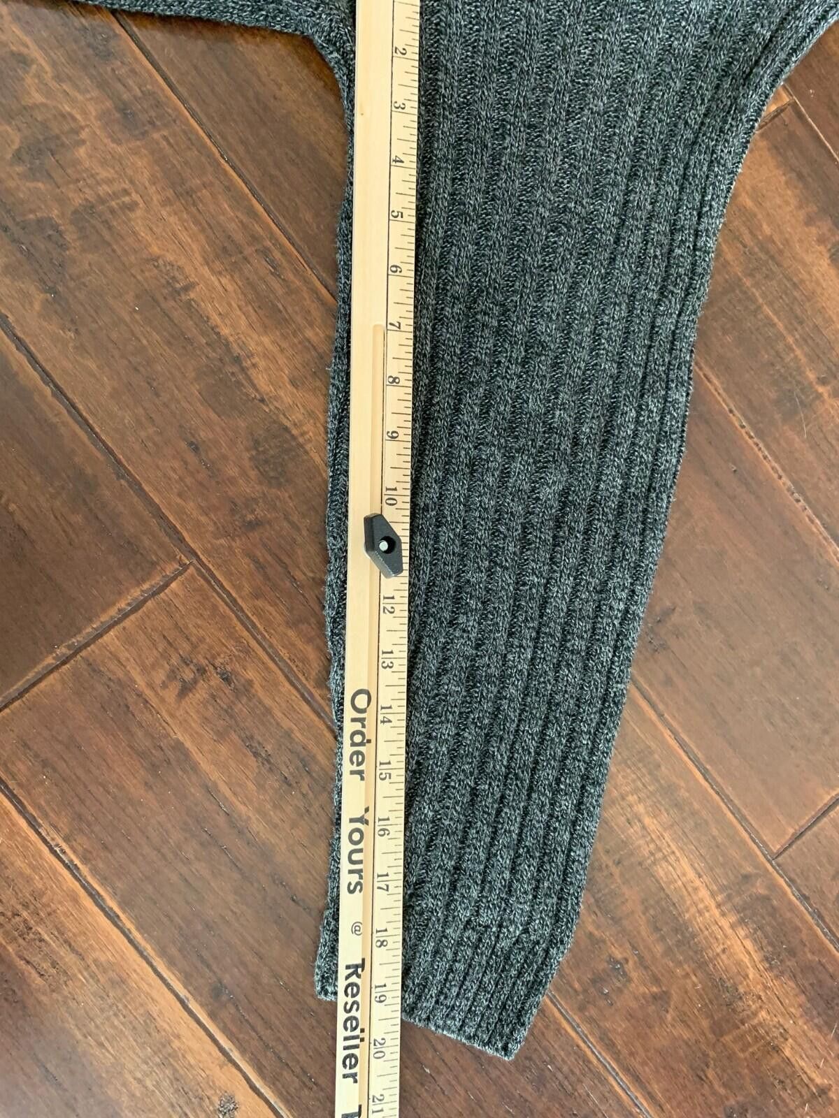 United Colors Of Benetton Untied brand Men’s Size Medium Charcoal Knitted Sweater Size US M / EU 48-50 / 2 - 6 Thumbnail
