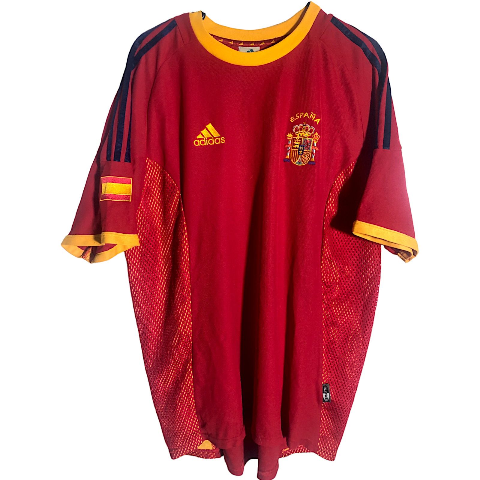 Adidas Spain World Cup 2002 Authentic Adidas Soccer Jersey - Large Size US L / EU 52-54 / 3 - 1 Thumbnail