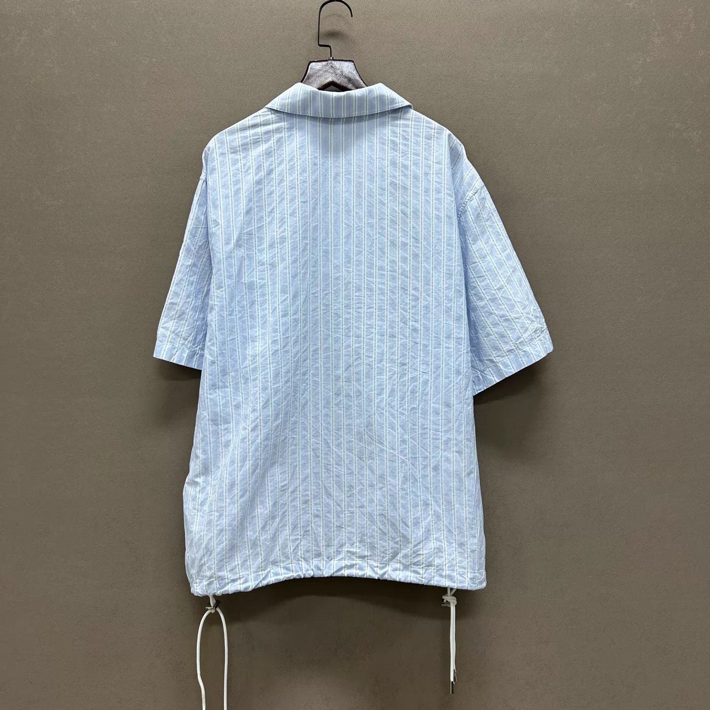 Dior DIOR striped half-zip embroidered logo short-sleeve 48 nwt Size US M / EU 48-50 / 2 - 2 Thumbnail