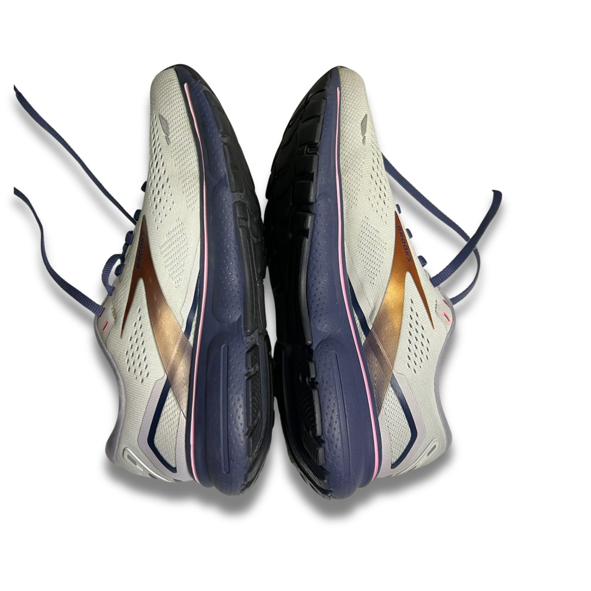 Brooks Brooks Ghost 15 Running Shoes Womens Size 8 White Gold Runni Size US 8 / IT 38 - 3 Thumbnail