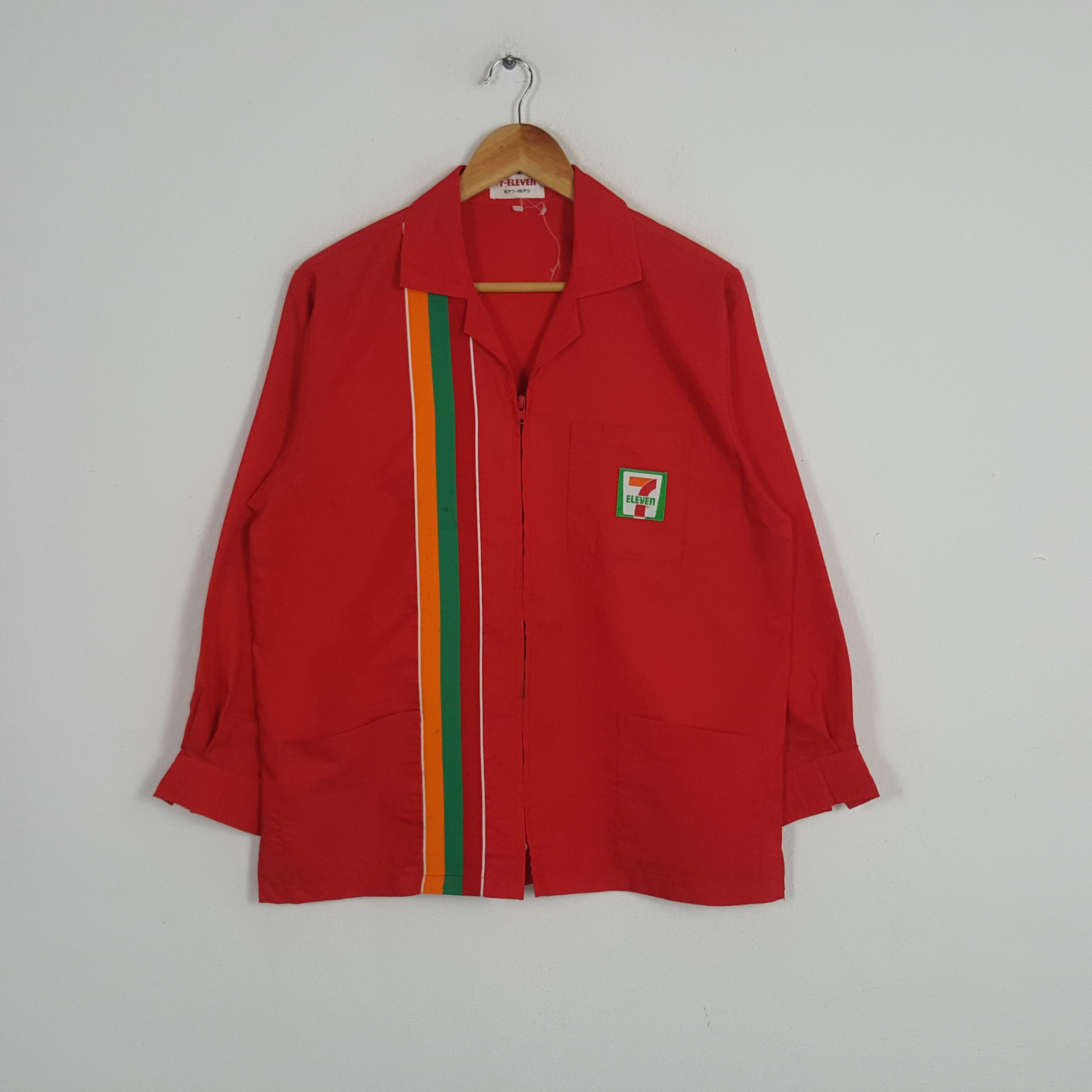 Japanese Brand × Vintage Vintage 7 Eleven Japanese Brand Work Shirt Jacket Size US M / EU 48-50 / 2 - 1 Thumbnail