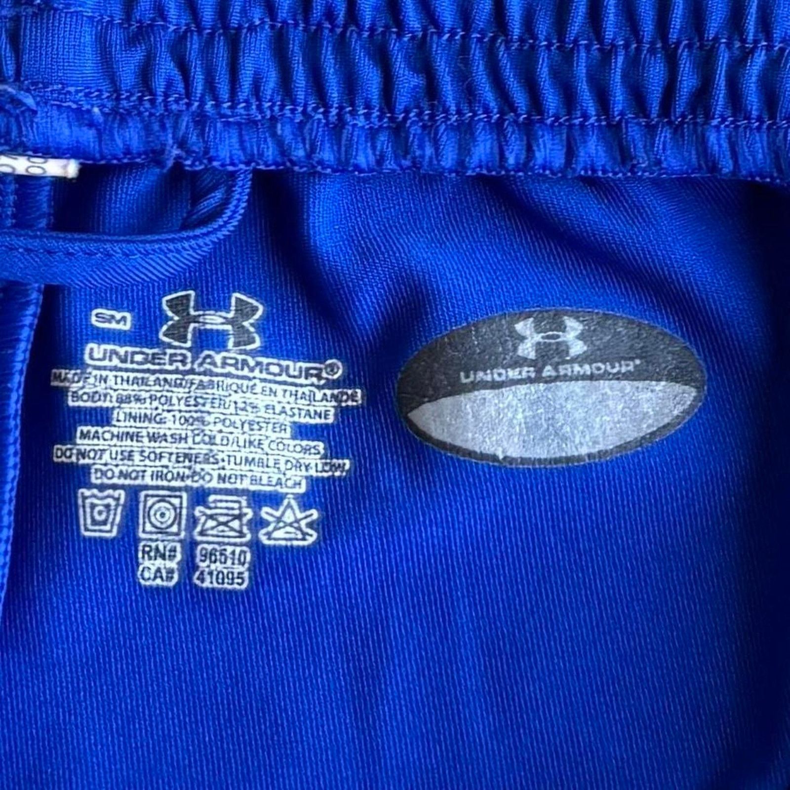 Under Armour × Vintage Vintage Y2K Under Armour Blue & White Embroidered Sweatpants Size US 33 - 4 Thumbnail
