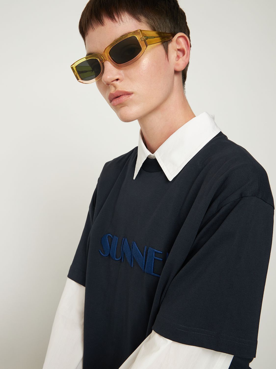 Sunnei SUNNEI GRADIENT YELLOW PROTOTIPO 1.1 SUNGLASSES Size ONE SIZE - 7 Thumbnail