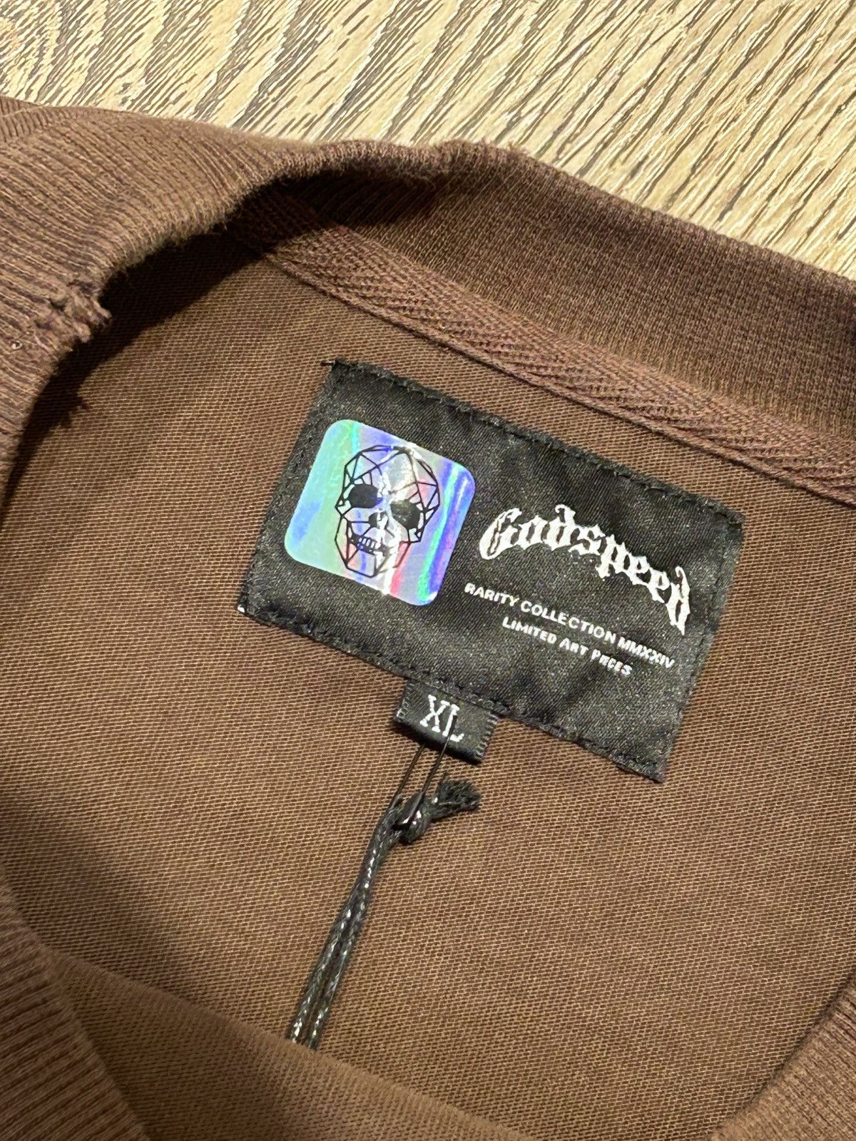 Godspeed Godspeed JFK To MIA Tee Mocha Size US XL / EU 56 / 4 - 3 Thumbnail