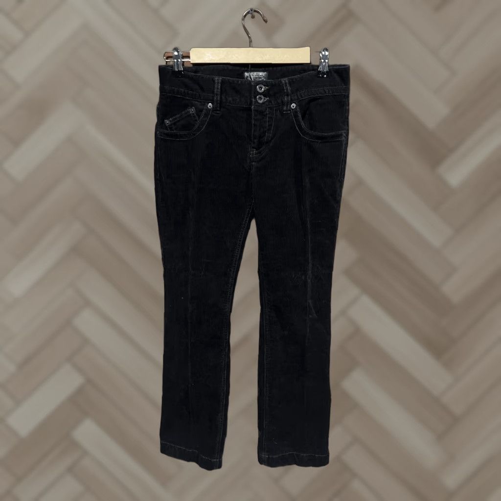 Polo Ralph Lauren Polo Jeans Womens Black Corduroy Straight Leg Pants Size 4 x 30 Size 27" / US 4 / IT 40 - 1 Thumbnail