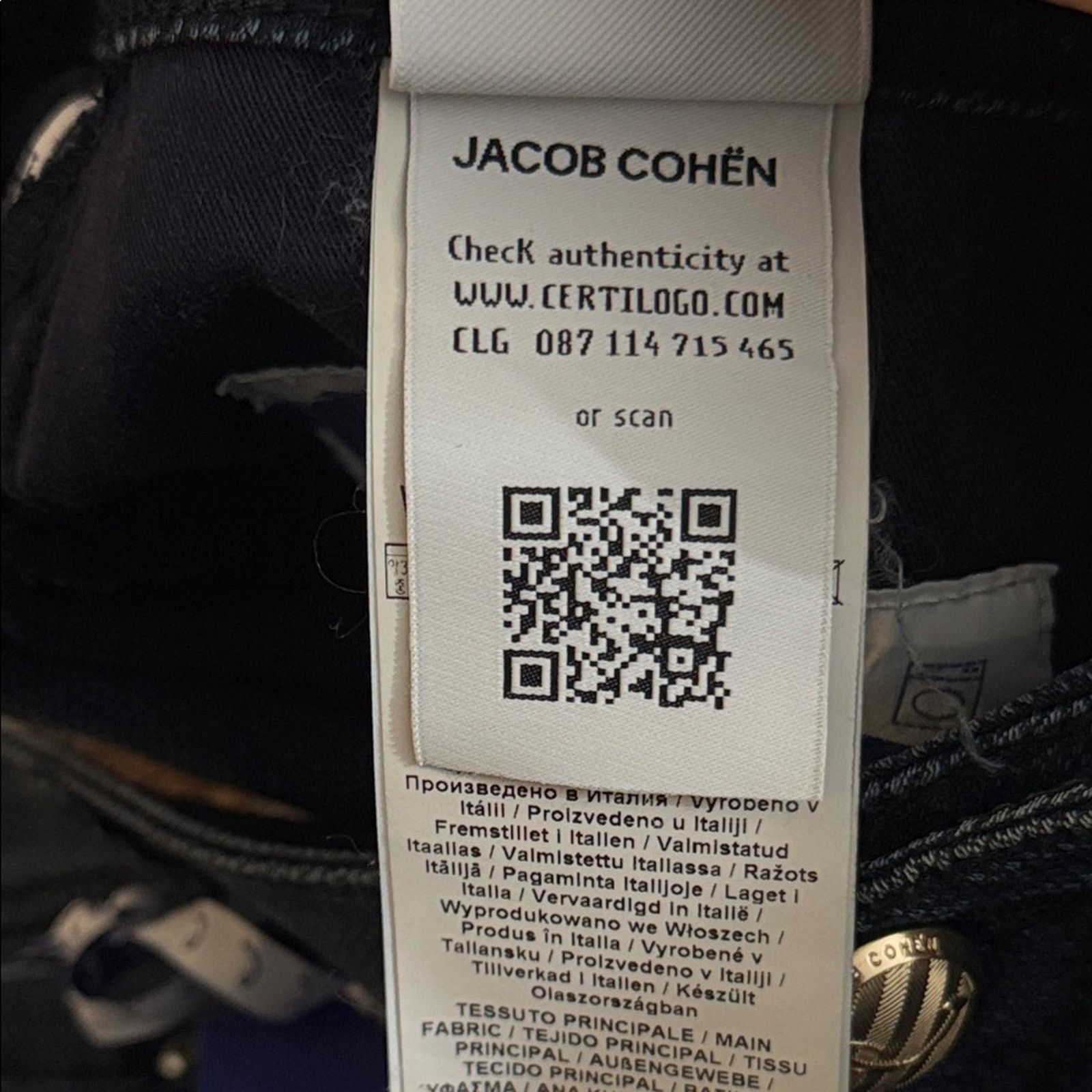 Jacob Cohen Jacob Cohen Men's Deep Indigo Bard Jeans Blue Size 40 Size US 40 / EU 56 - 9 Thumbnail
