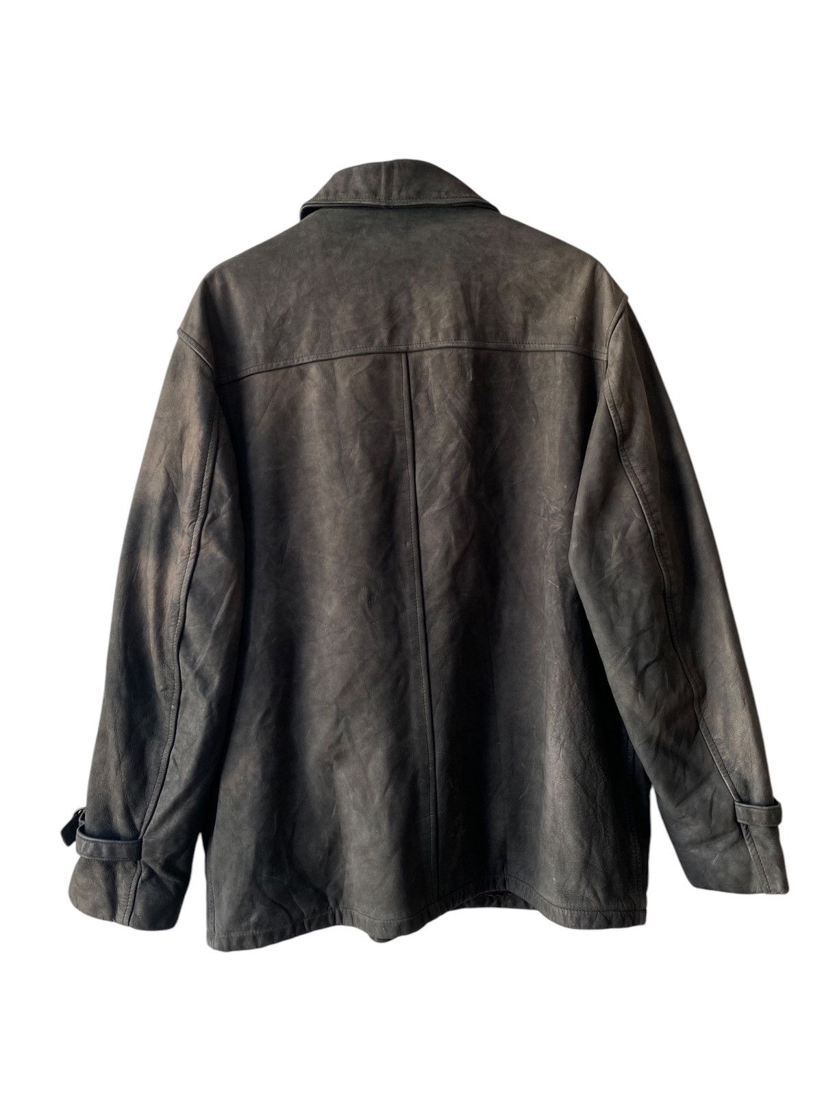 Schott × Vintage 1980s - Vintage Schott Nyc Sportswear Leather Jacket Size US L / EU 52-54 / 3 - 4 Thumbnail