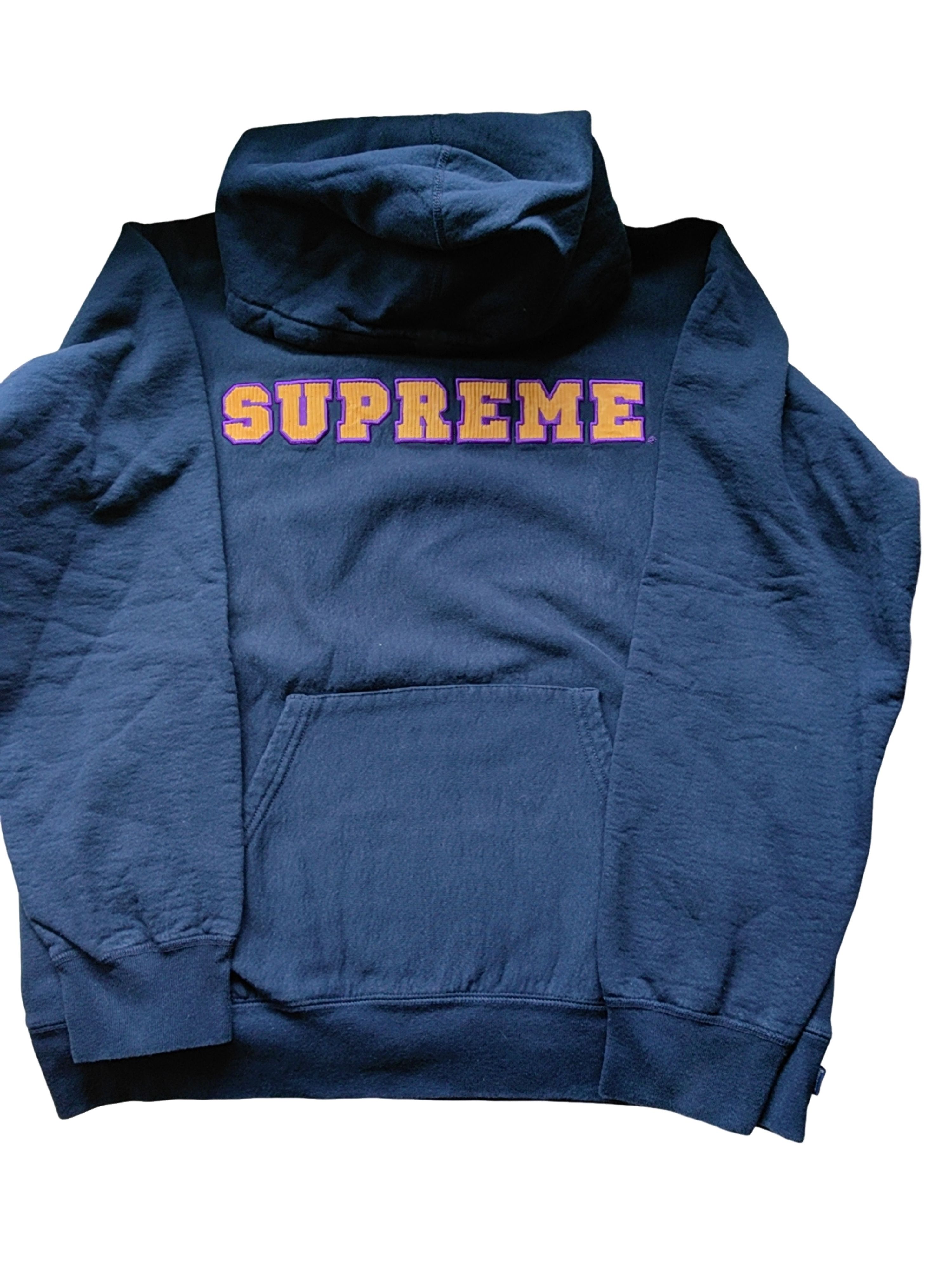 Supreme Supreme cord collegiate hoodie | Grailed