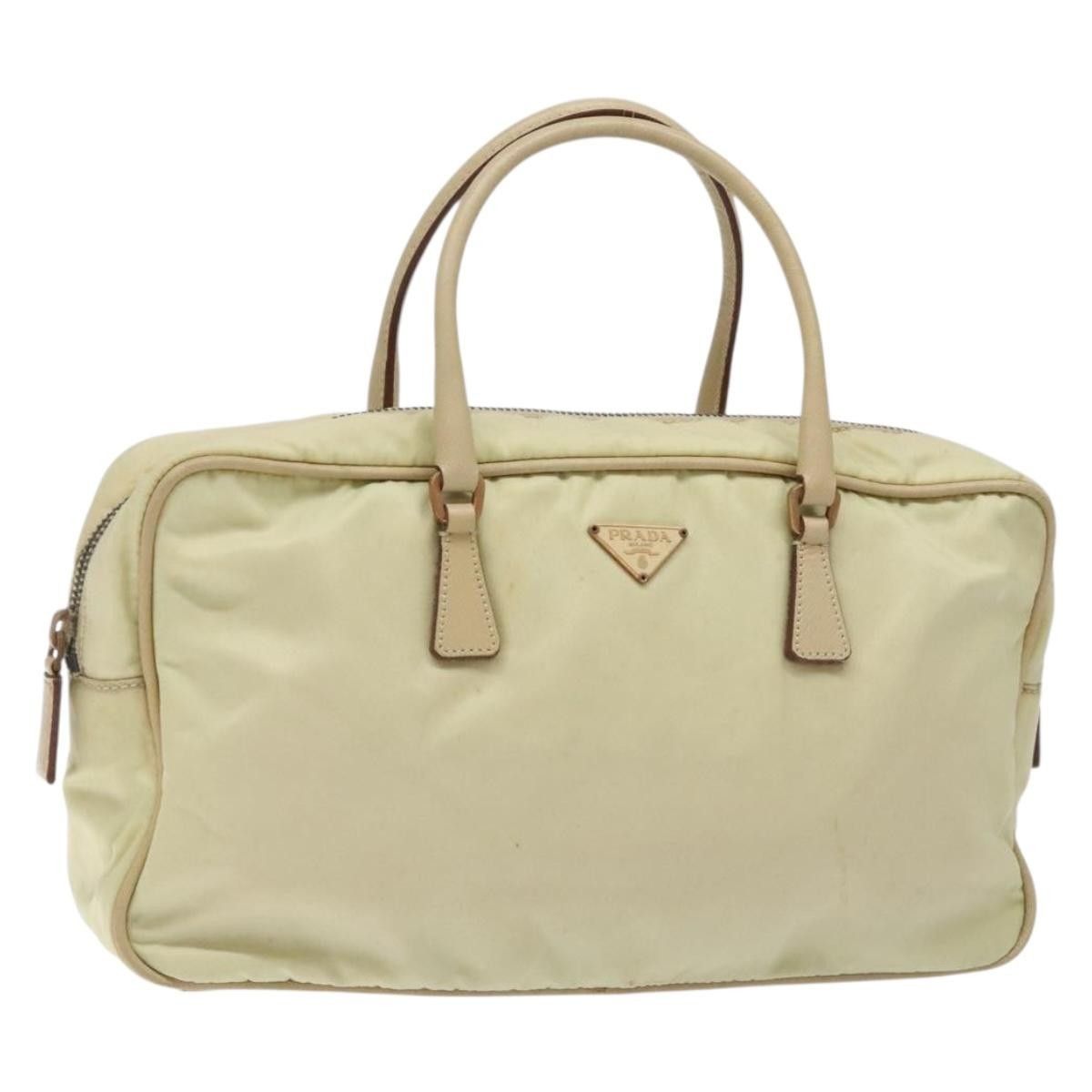 Prada Prada Vintage Zip Handbag Tessuto Size ONE SIZE - 1 Thumbnail