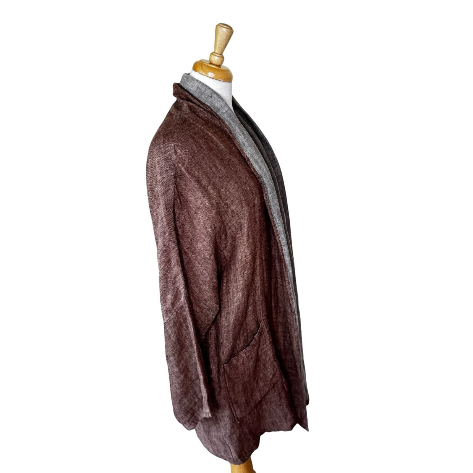 Other FILOSOFIA 100% Cotton Open Front Longline Cardigan XS/S Size XS / US 0-2 / IT 36-38 - 2 Thumbnail