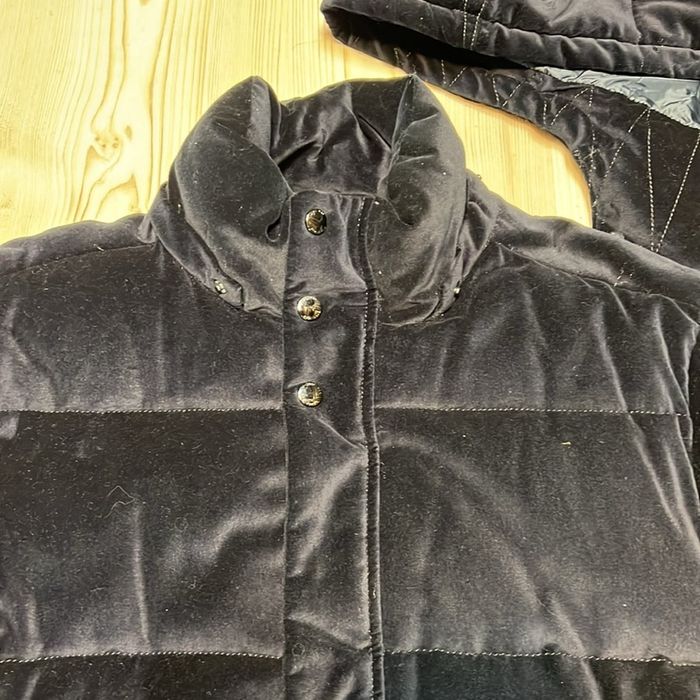 Zara velvet outlet puffer