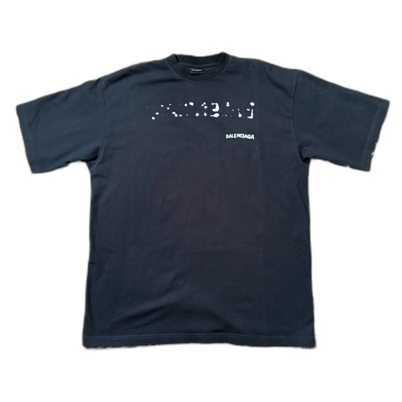 Balenciaga 23SS Graffiti Logo Short Sleeve T