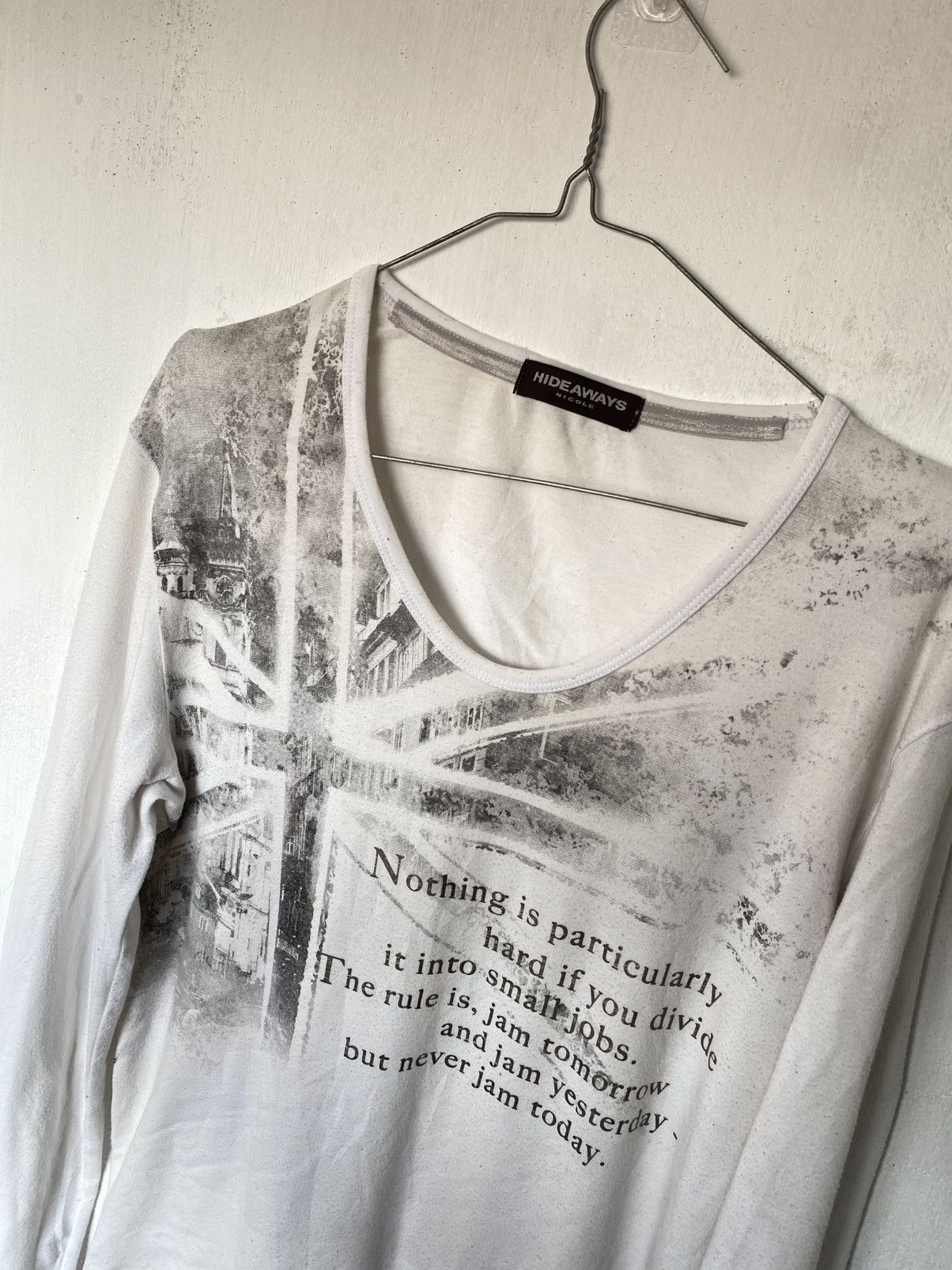 If Six Was Nine Hideaways Nicole Union Jack Poem Longsleeve Size US L / EU 52-54 / 3 - 3 Thumbnail