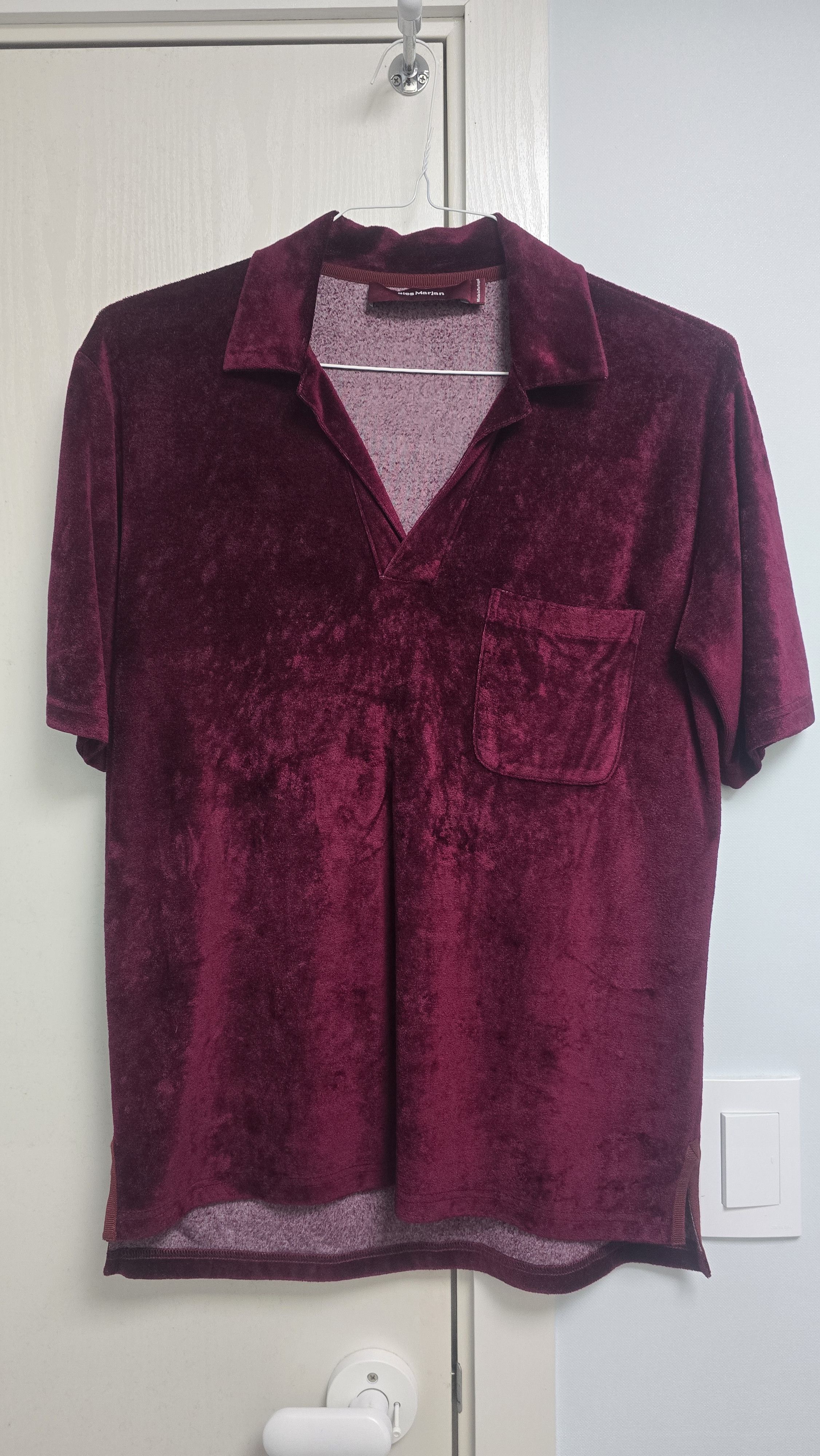 Sies Marjan sies marjan burgundy polo shirt Size US L / EU 52-54 / 3 - 1 Thumbnail