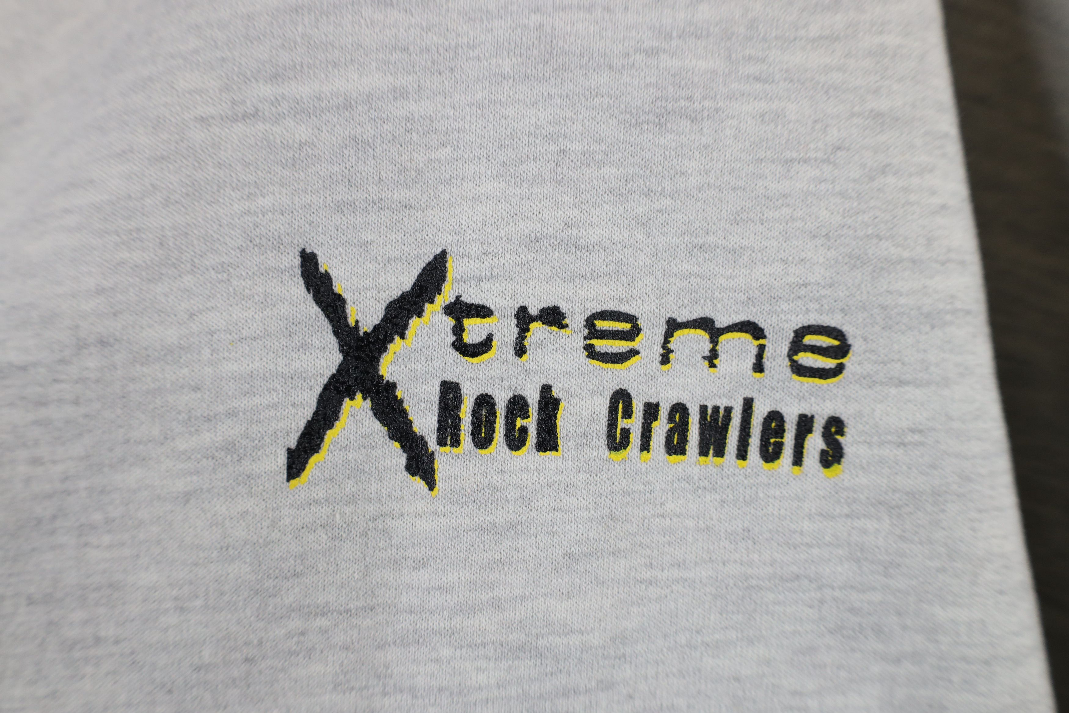 Vintage Vintage 90s Xtreme Articulator Rock Crawlers Hoodie Gray Size US XL / EU 56 / 4 - 4 Thumbnail