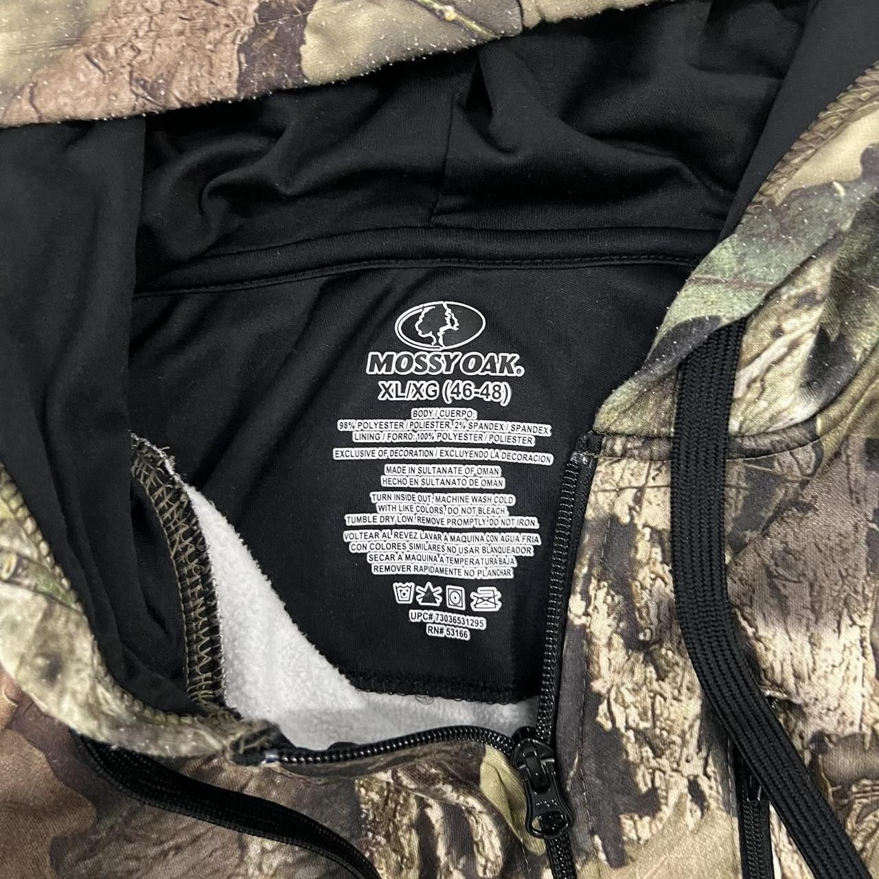 Mossy Oaks × Vintage Vintage Y2K/2000s Mossyoak Real Camo Zipup Hoodie! Size US XL / EU 56 / 4 - 5 Thumbnail