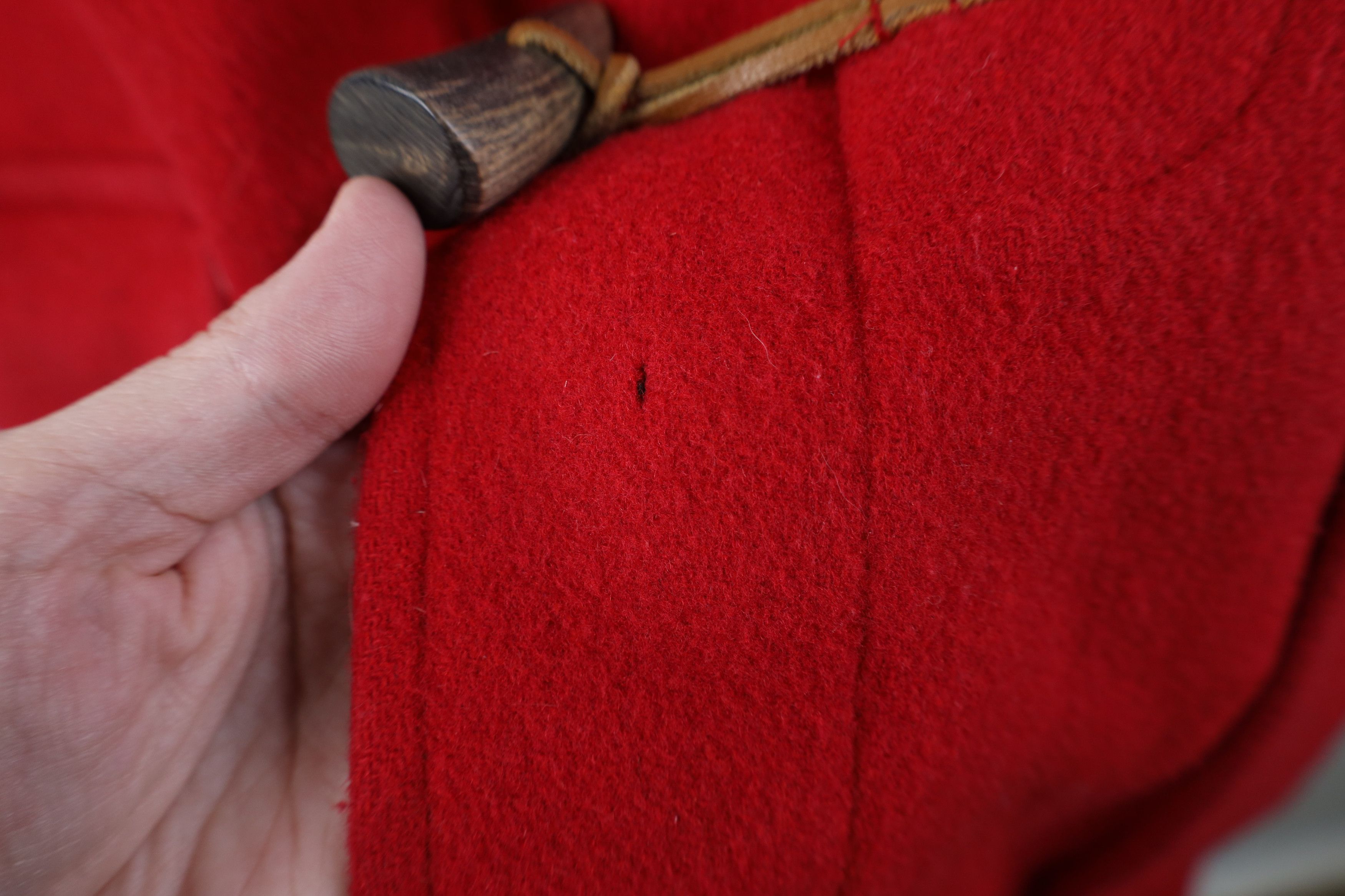 Vintage John Partridge Wool Toggle Button Hooded Jacket