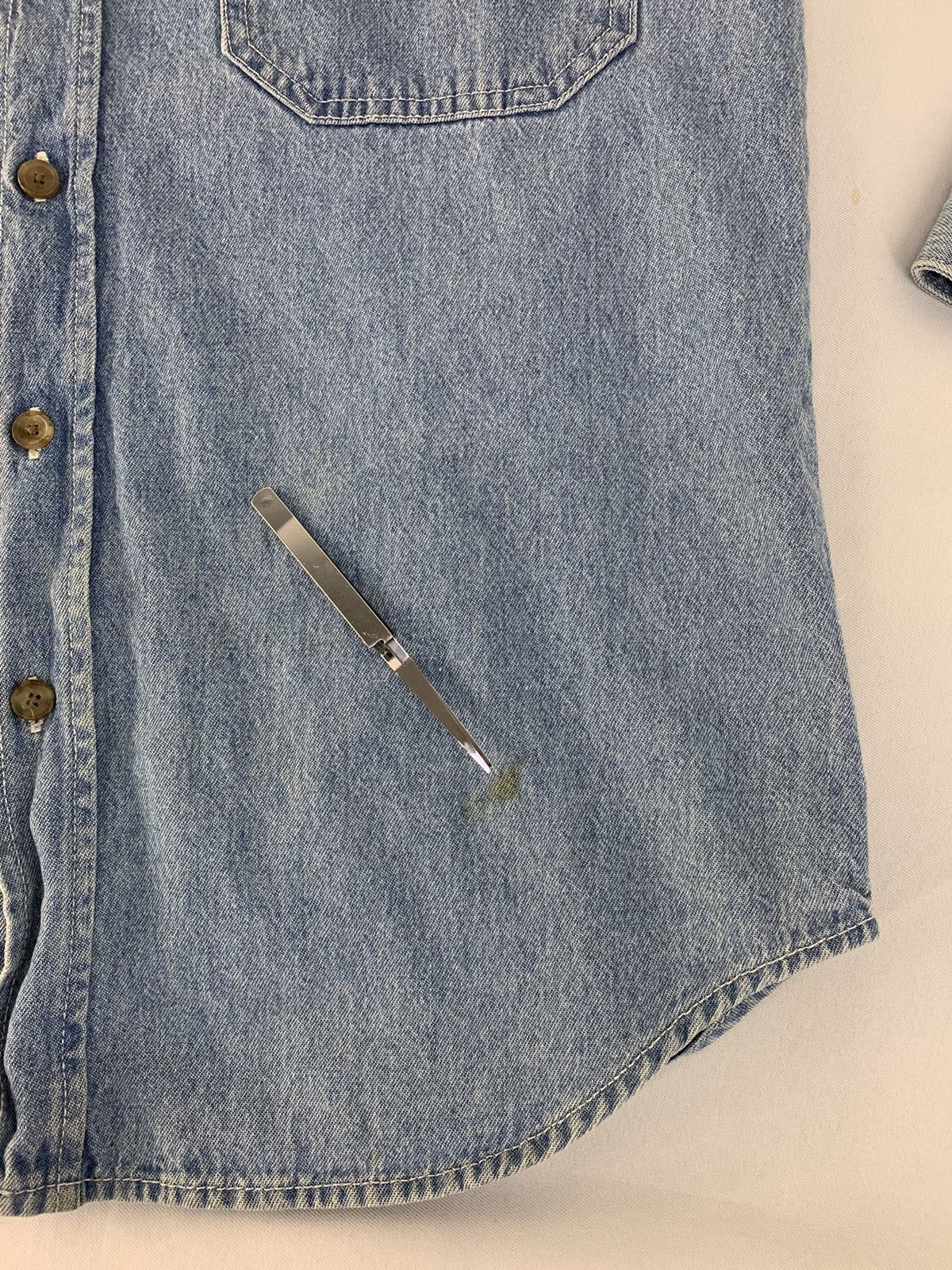 Japanese Brand TR Three Rivers Stampede Running Horse Chambray Longsleeve Size US M / EU 48-50 / 2 - 13 Thumbnail