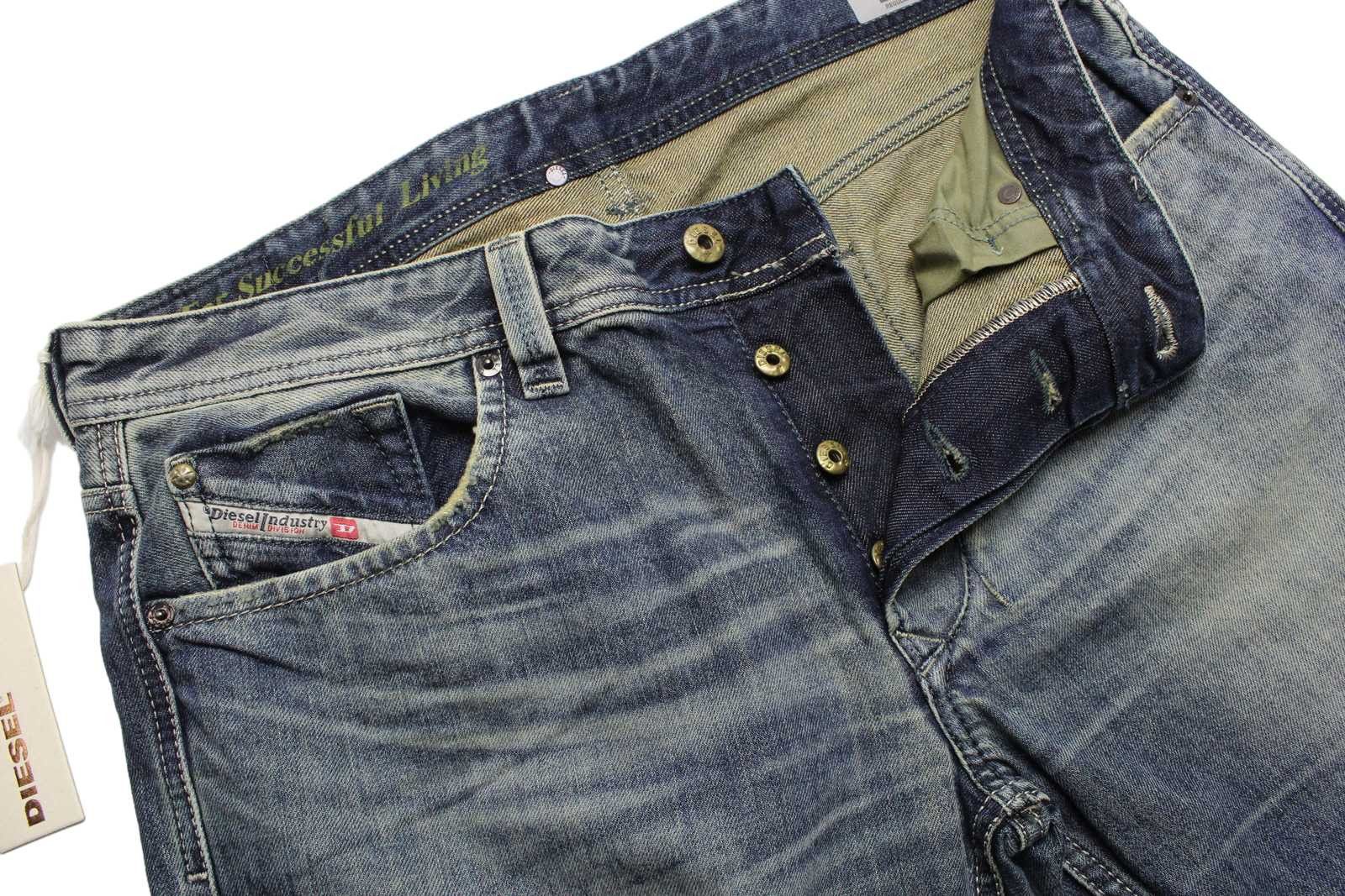 Diesel DIESEL D.N.A. Mutation Larkee Regular Jeans Men's W33/L32 Size US 33 - 4 Thumbnail
