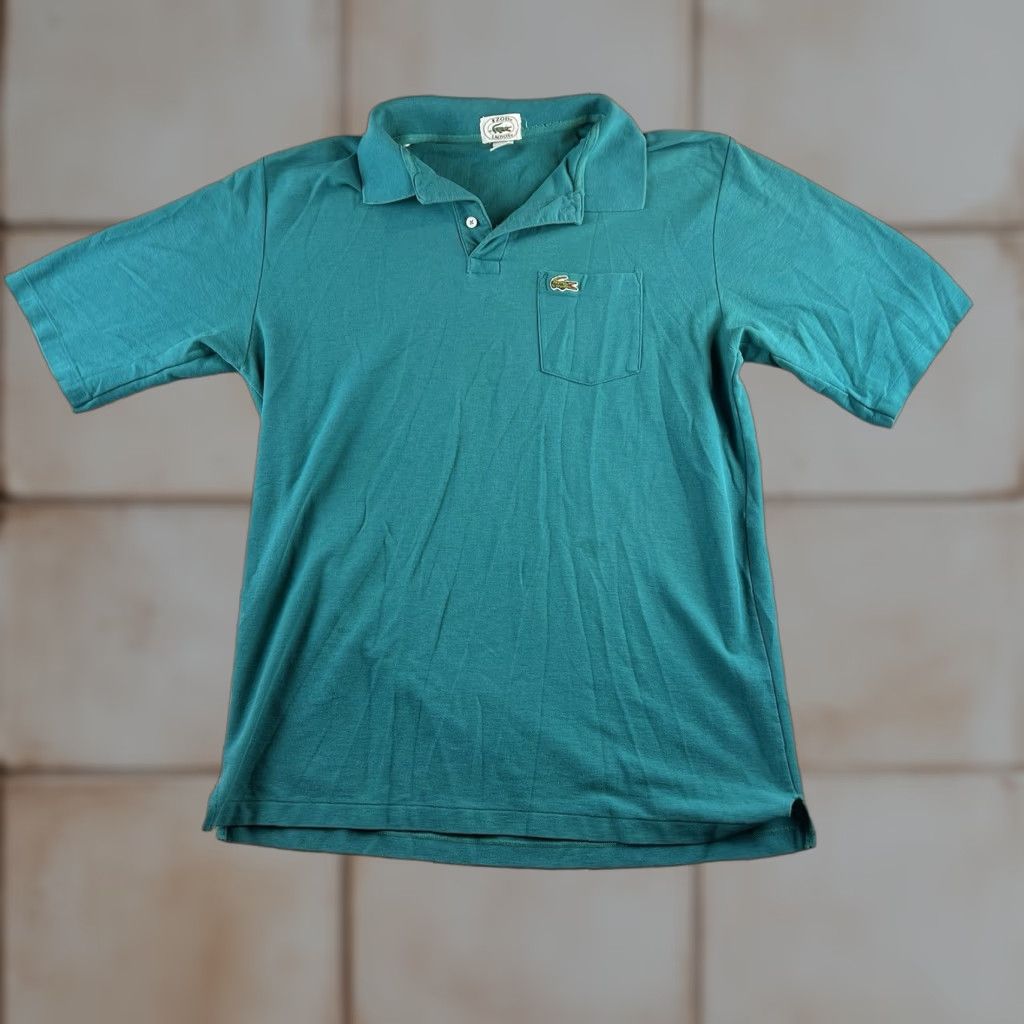 Lacoste VINTAGE Lacoste Polo Shirt Men XLT Green Golf Athletic Izod Lacoste collaboration Size US XL / EU 56 / 4 - 1 Thumbnail