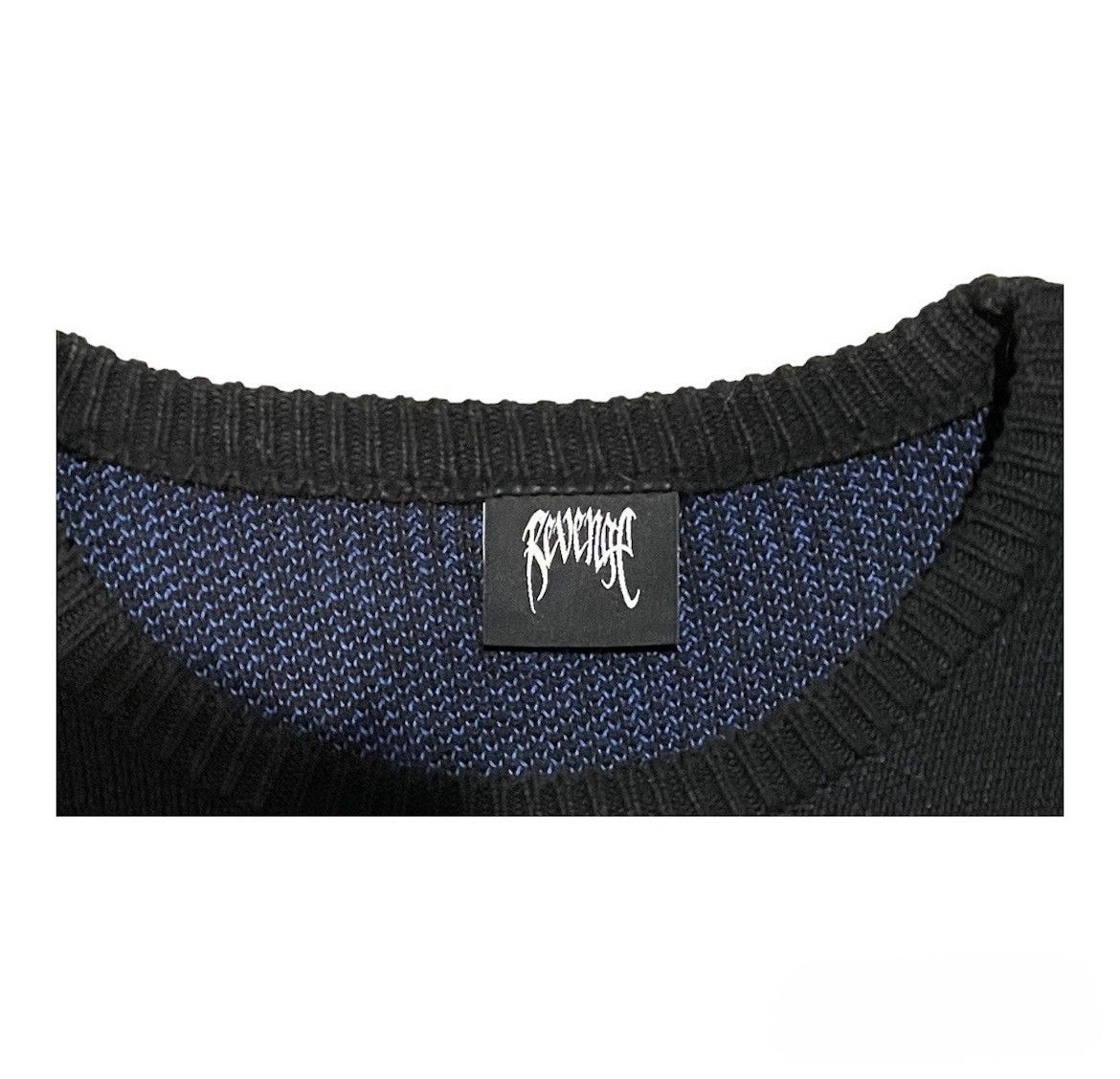 Revenge Revenge Blue Logo Knit Size US M / EU 48-50 / 2 - 5 Thumbnail