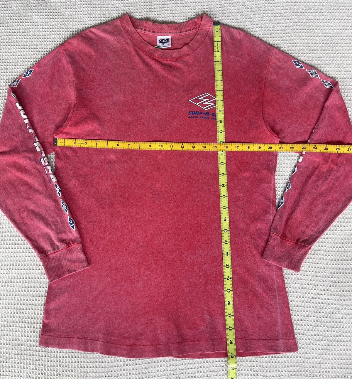 Sun Surf Vintage 90s Thrashed Sun Faded🔥SURF Hawaii🔥Long Sleeve Tee Size US L / EU 52-54 / 3 - 6 Thumbnail