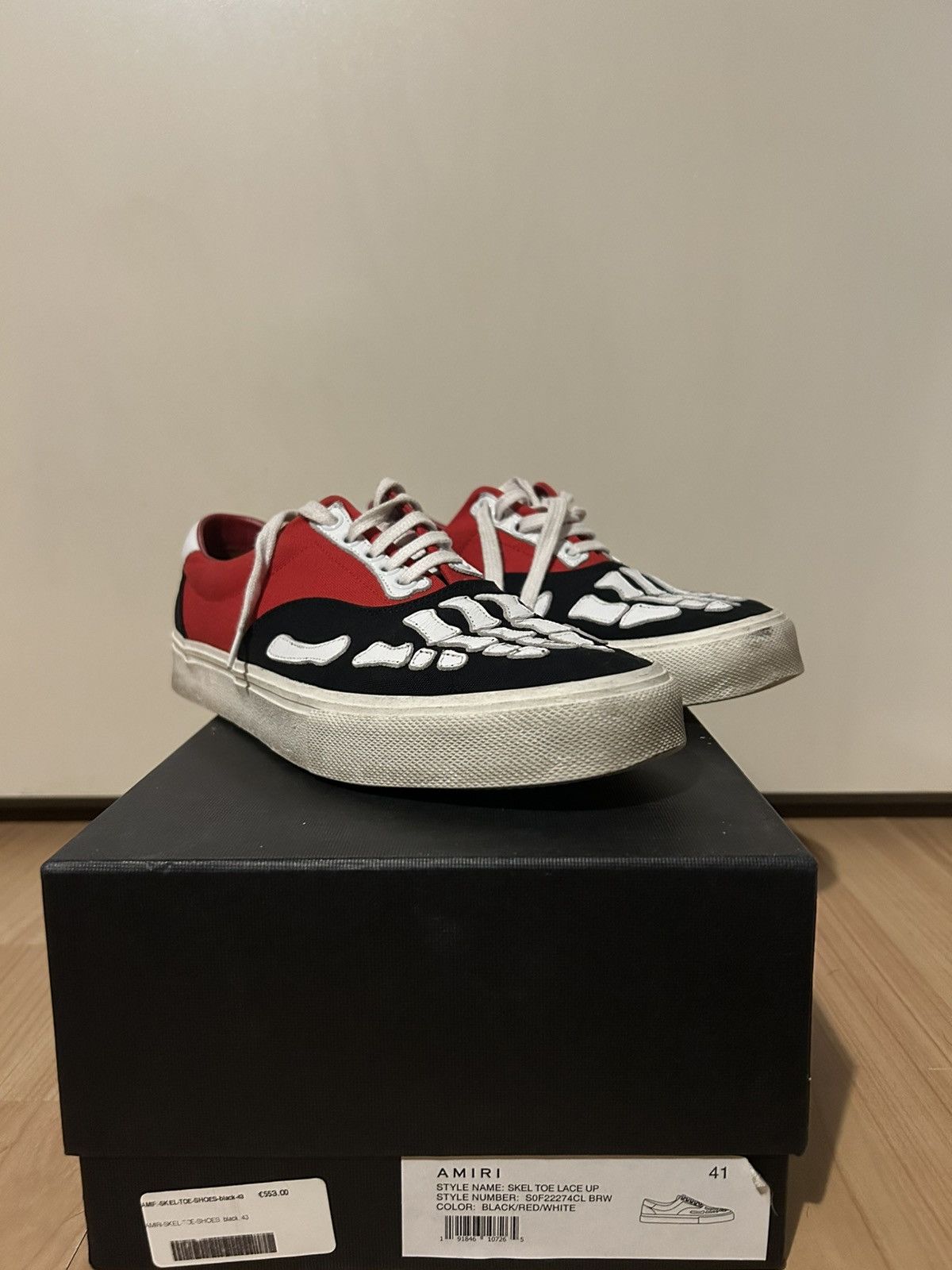 Amiri Amiri Skel Toe Size US 8 / EU 41 - 8 Thumbnail