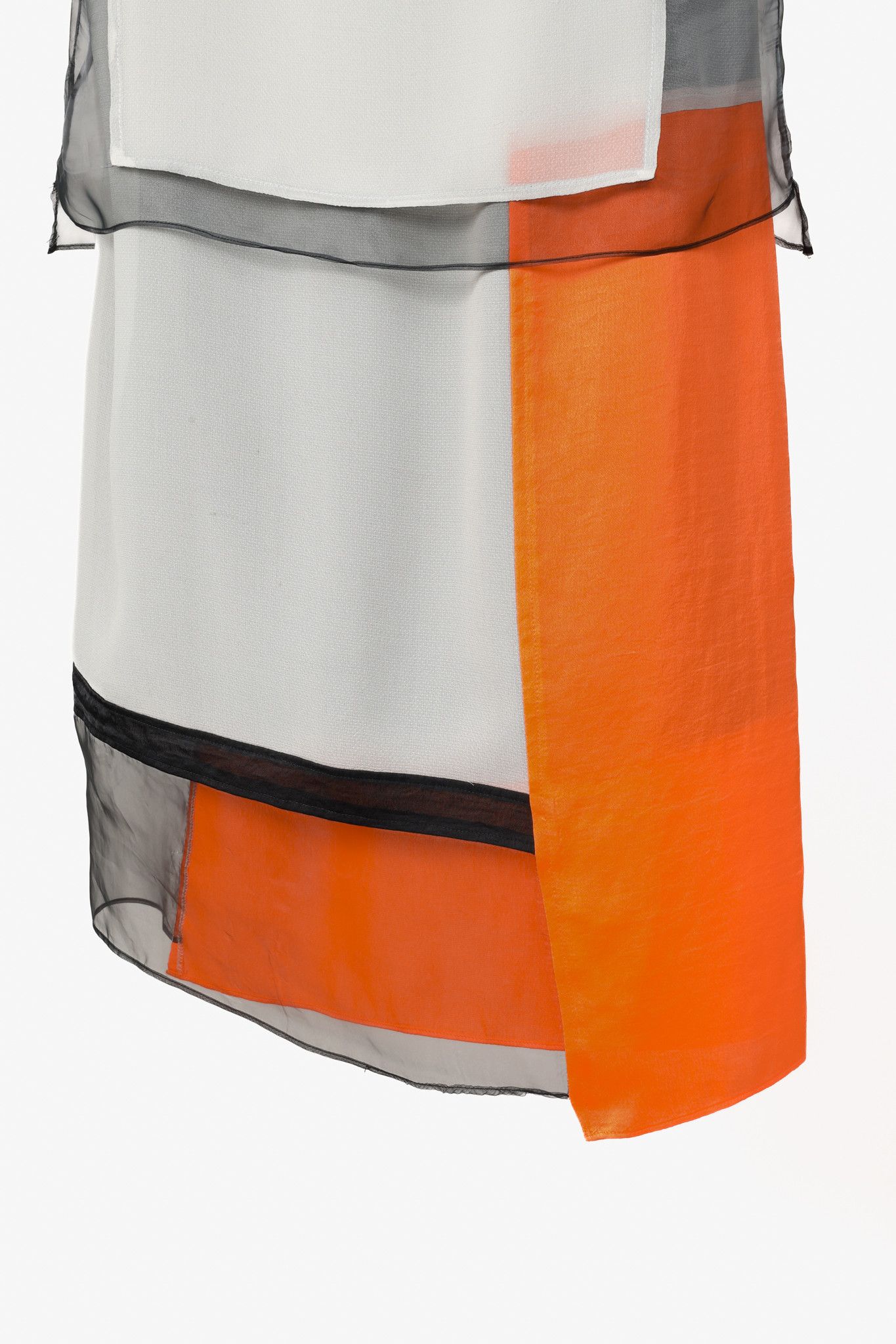 Helmut Lang Helmut Lang SS/13 Colorblock Chroma Draped Dress Size S / US 4 / IT 40 - 6 Thumbnail
