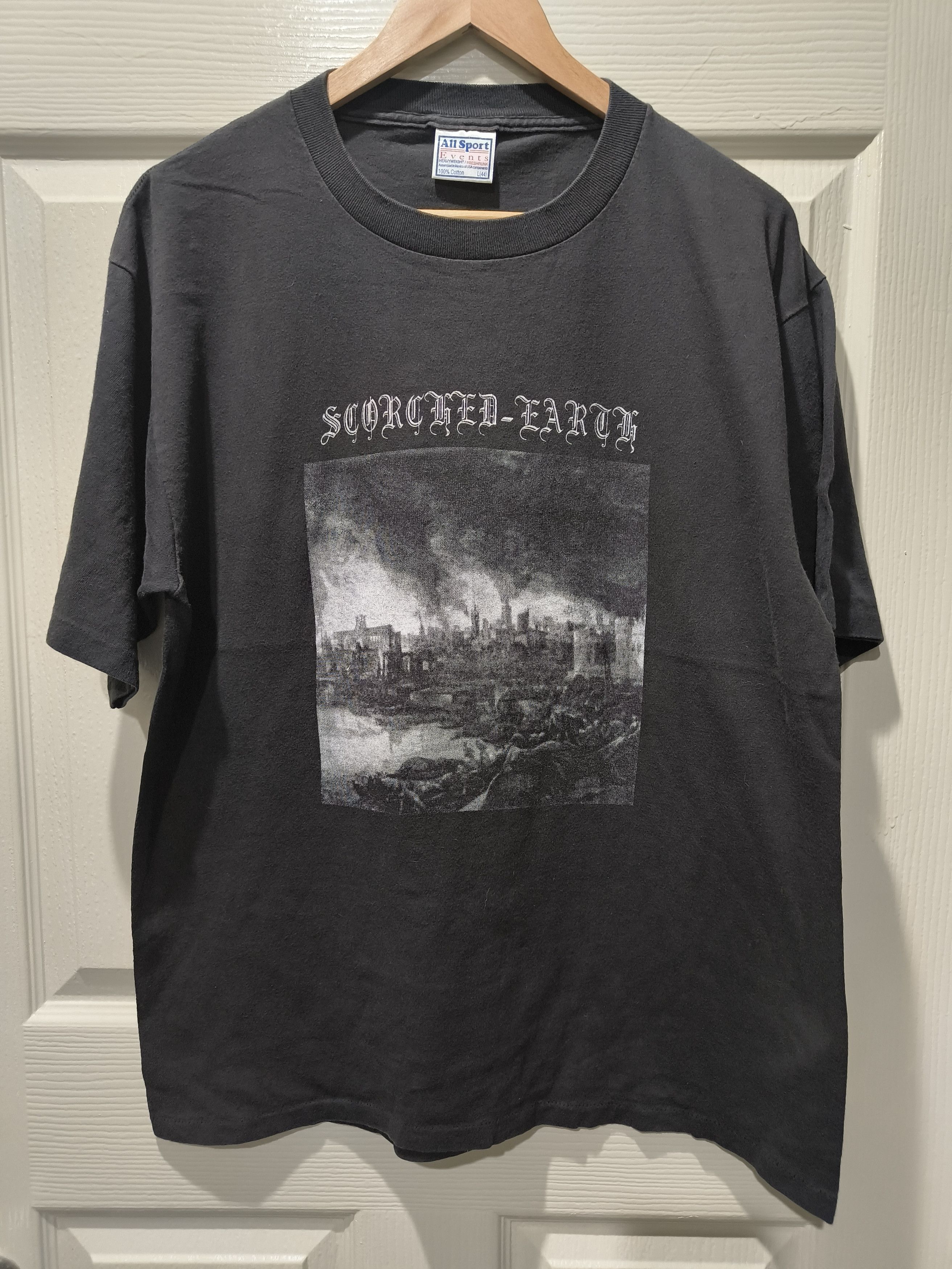 Band Tees Vintage Scorched earth (Thy kingdom crushed) shirt Size US L / EU 52-54 / 3 - 1 Thumbnail