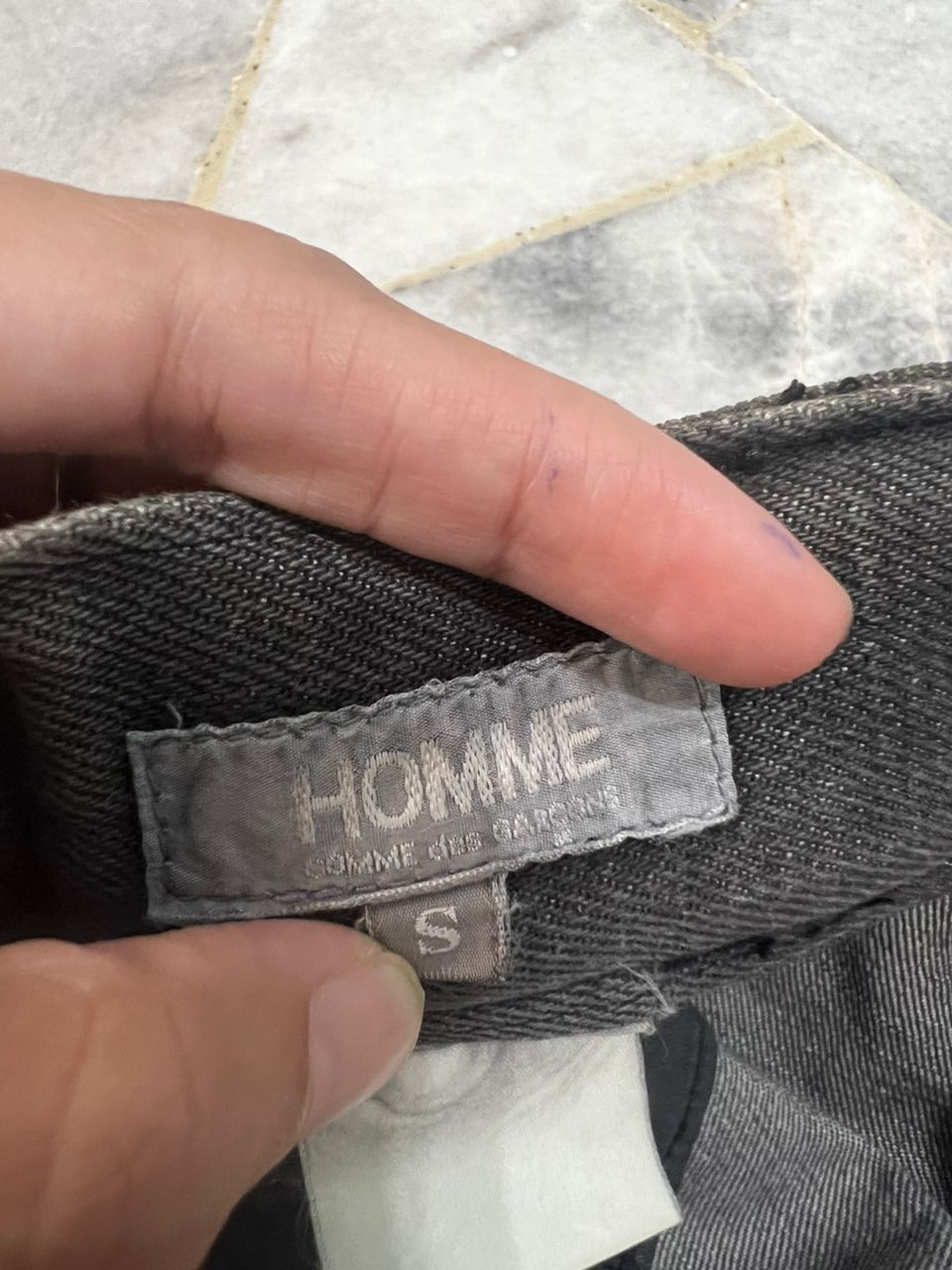Comme des Garcons × Comme des Garcons Homme Plus Vintage Comme Des Garçons Homme Denim Pants Size US 30 / EU 46 - 15 Thumbnail