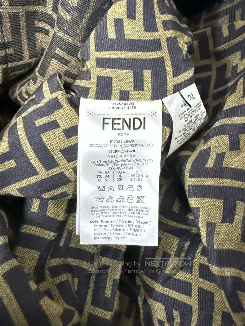 Fendi Fendi Collar waistcoat Size XXS / US 00 / IT 34 - 8 Thumbnail