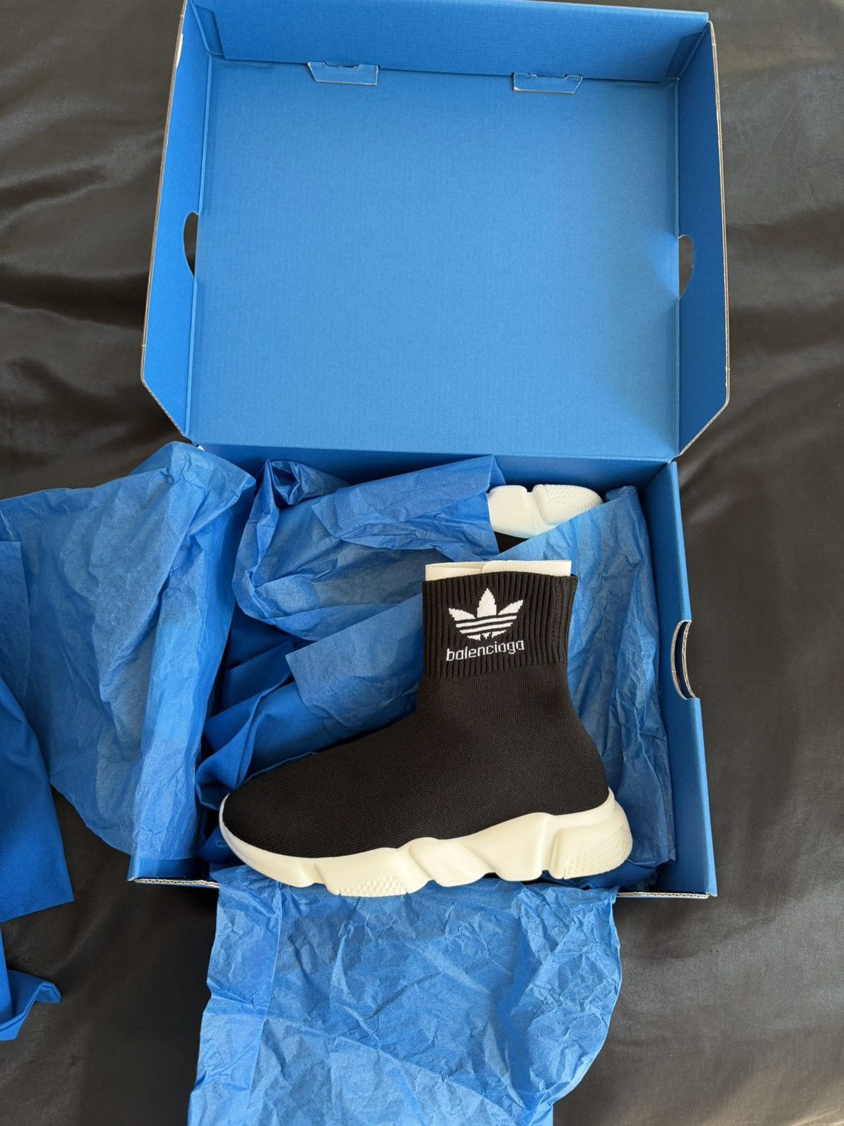 Adidas × Balenciaga Adidas x Balenciaga Speed LT Sock Sneakers Size US 4 / IT 34 - 3 Thumbnail