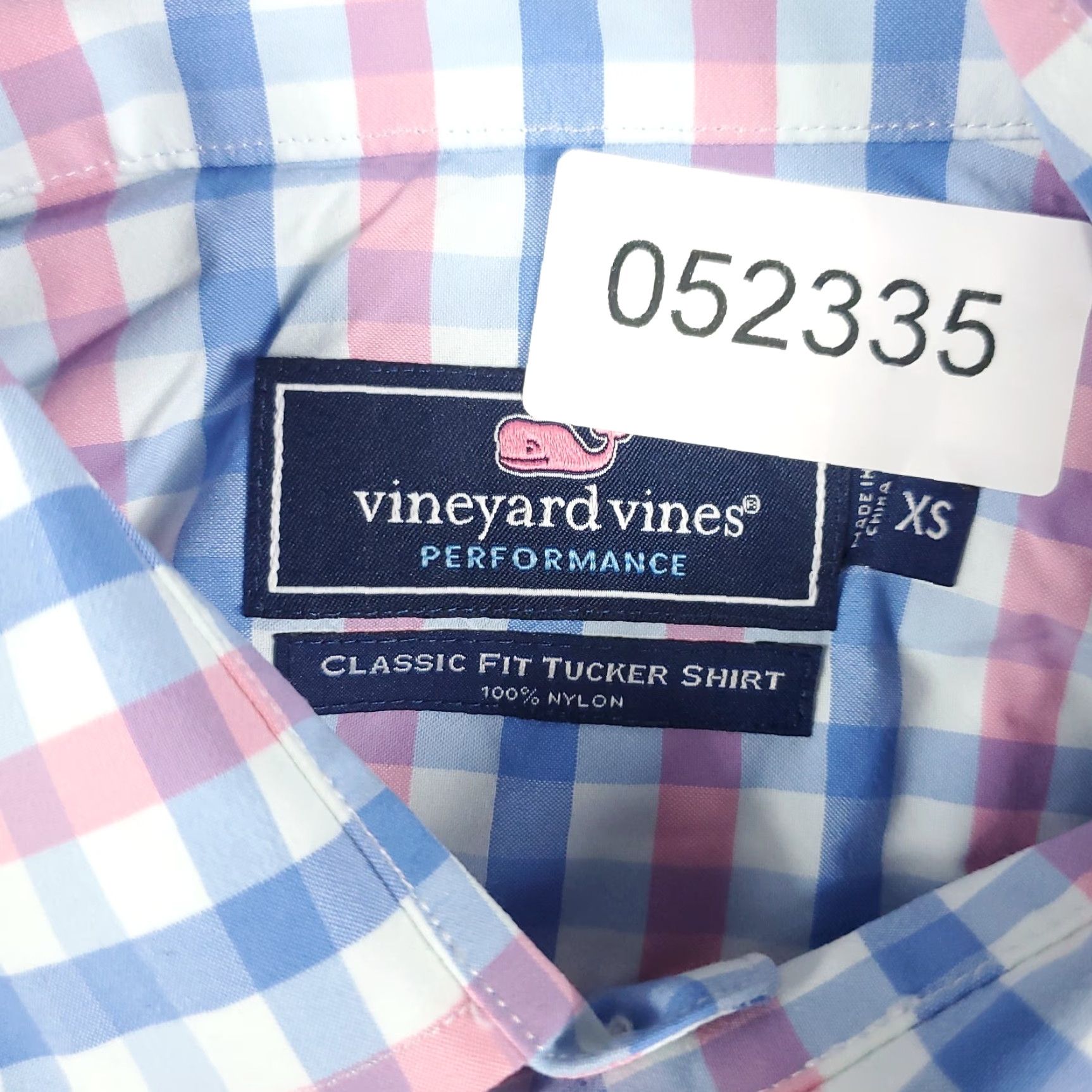 Vineyard Vines Vineyard Vines Shirt Mens XS Blue Pink Check Casual Button Up Long Sleeve Size US XS / EU 42 / 0 - 6 Thumbnail